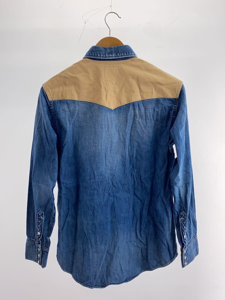 Visvim Blue Cotton Long-sleeved Shirt Size US S / EU 44-46 / 1 - 1 Thumbnail