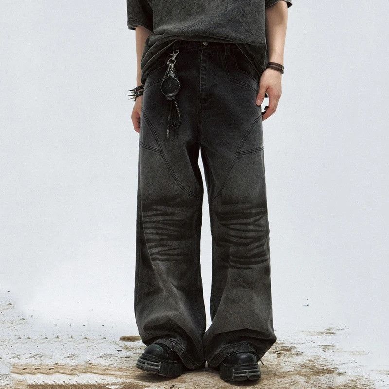 Jean × Vintage Streetwear High Street Jeans Size US 32 / EU 48 - 2 Thumbnail