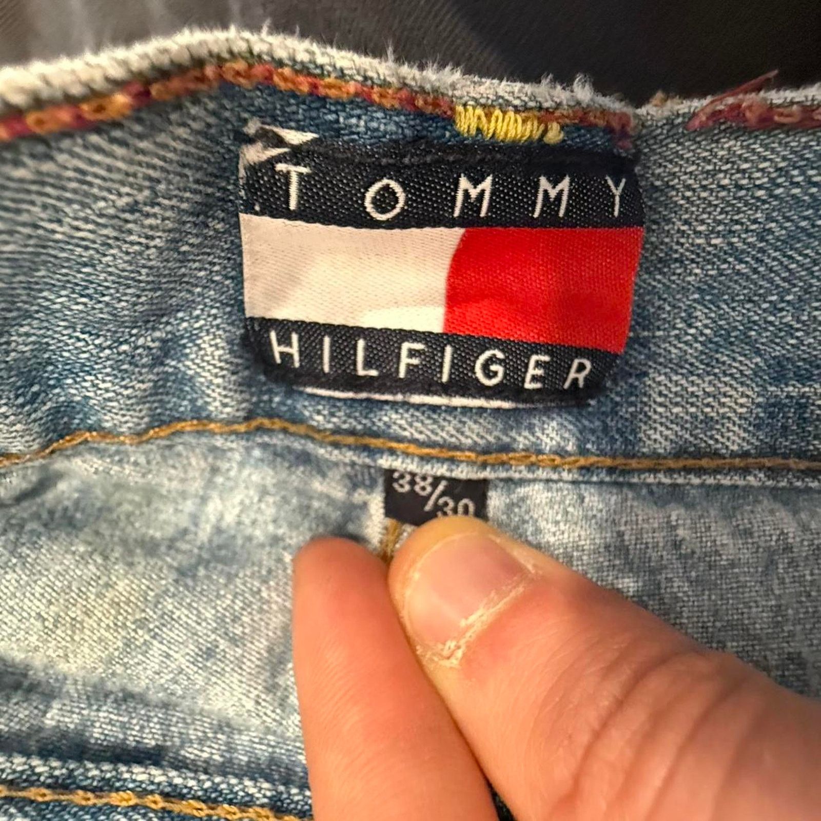 Tommy Hilfiger Baggy y2k light wash tommy jeans Size US 38 / EU 54 - 5 Thumbnail