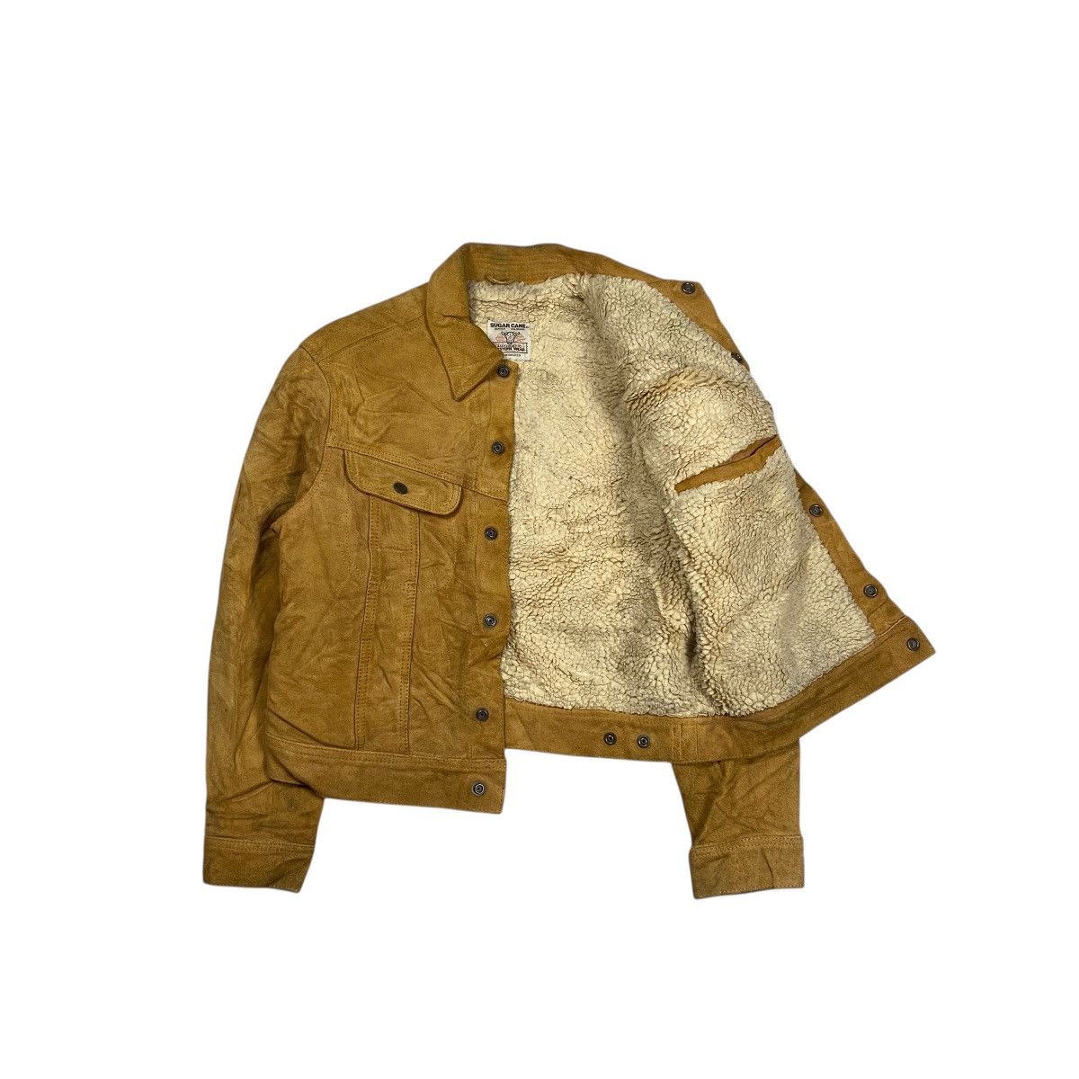 Lee × Sugar Cane Vintage Sugarcane Riders Western Wear Leather Suede Jacket Size US M / EU 48-50 / 2 - 5 Thumbnail
