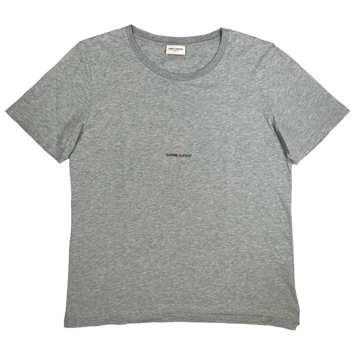 Saint laurent hotsell small logo tee