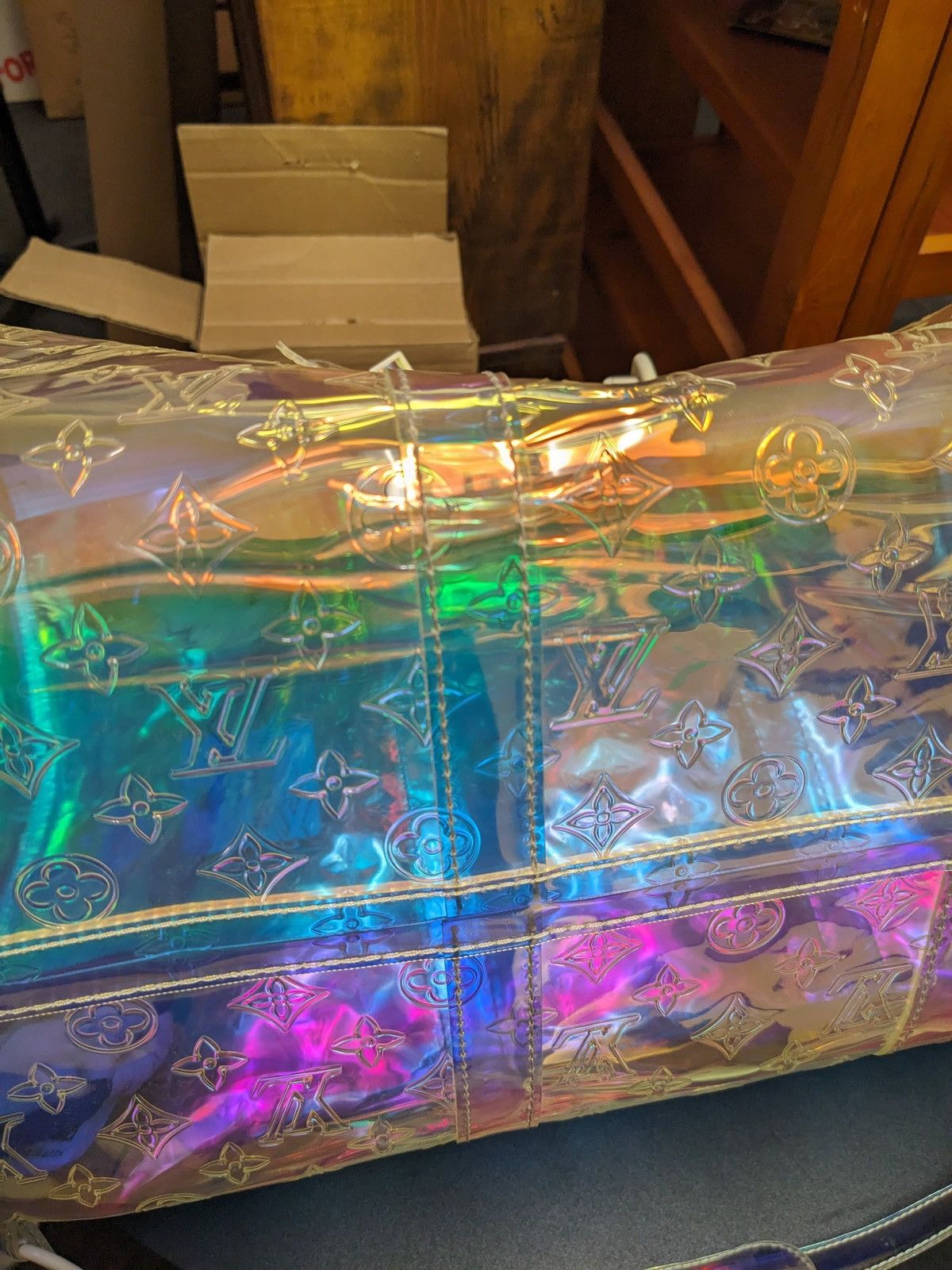 Louis Vuitton LOUIS VUITTON KEEPALL BANDOULIERE 50 LUGGAGE VIRGIL ABLOH Size ONE SIZE - 14 Thumbnail