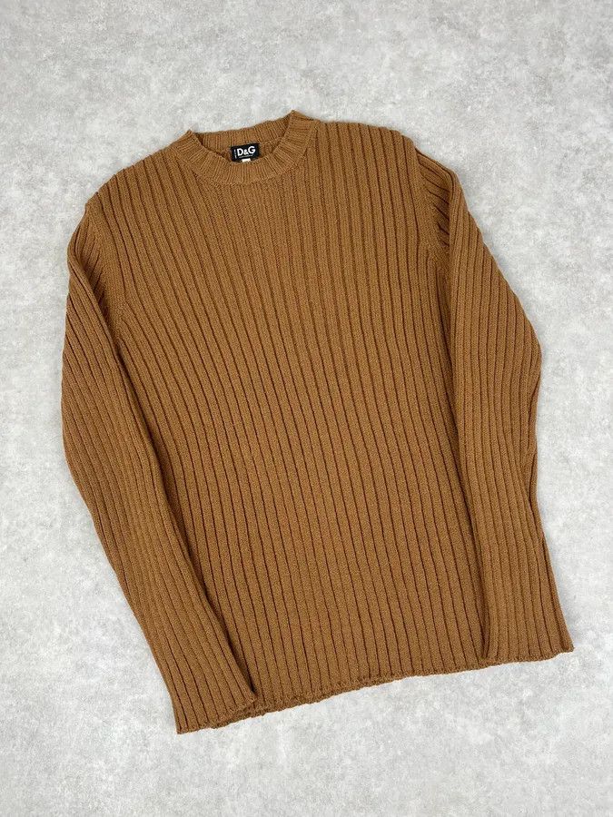 Dolce & Gabbana 2000s Dolce & Gabbana Brown Wool Sweater Size US M / EU 48-50 / 2 - 7 Thumbnail
