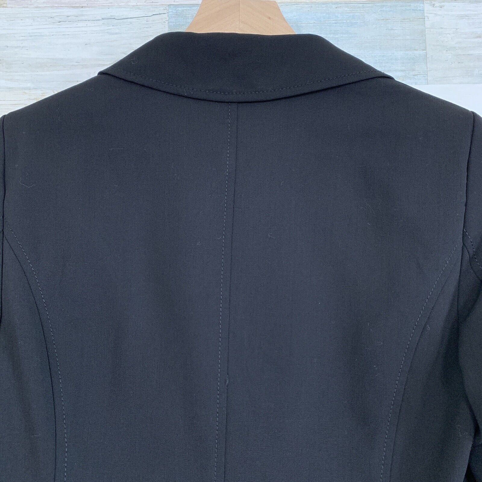 Other Worth Wool Ruffle Blazer Jacket Black Ruffle Hem Cropped 4 Size S / US 4 / IT 40 - 6 Thumbnail
