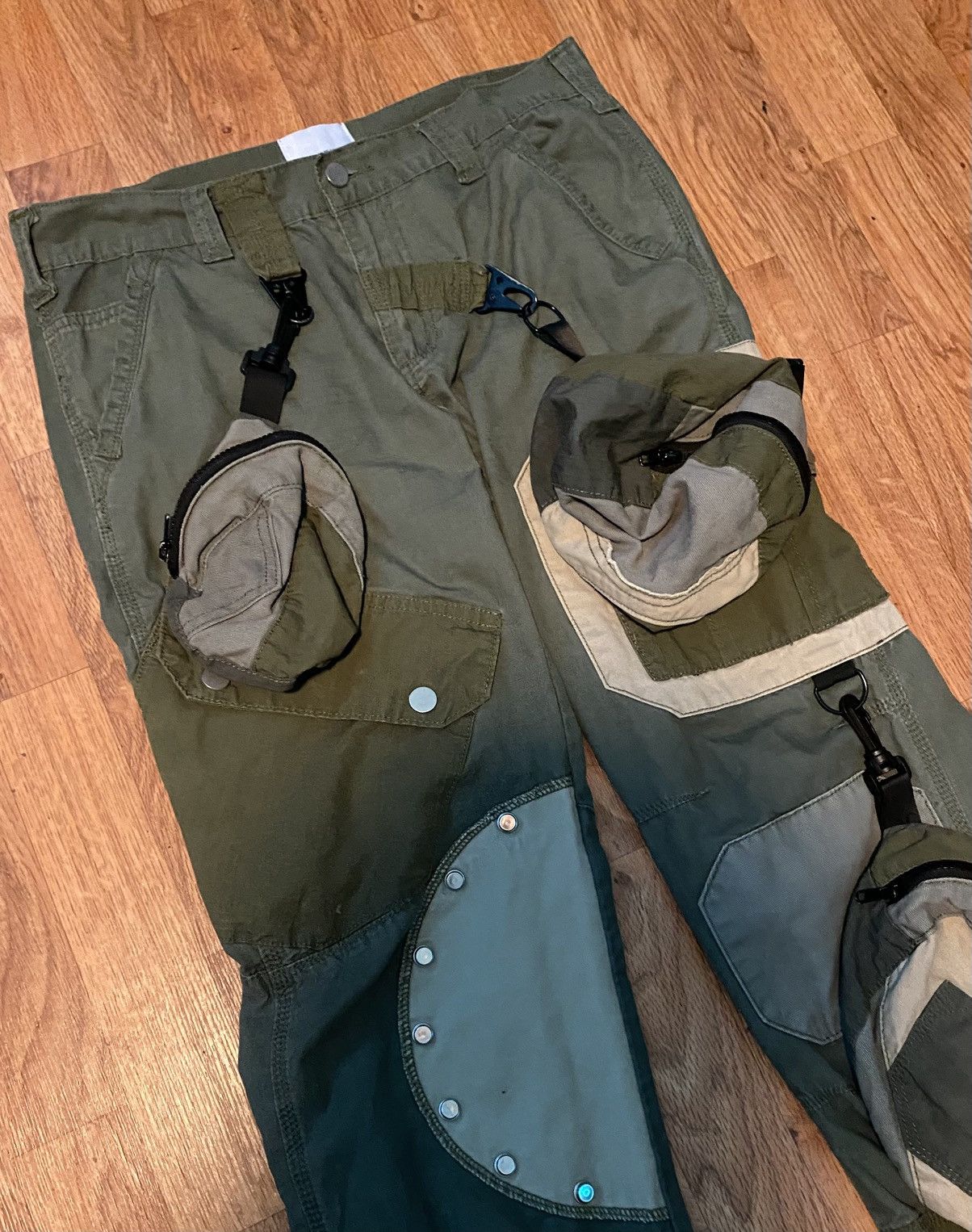 MNML MNML x ByKodyPhilips Patchwork Cargo Pants Size US 30 / EU 46 - 1 Thumbnail