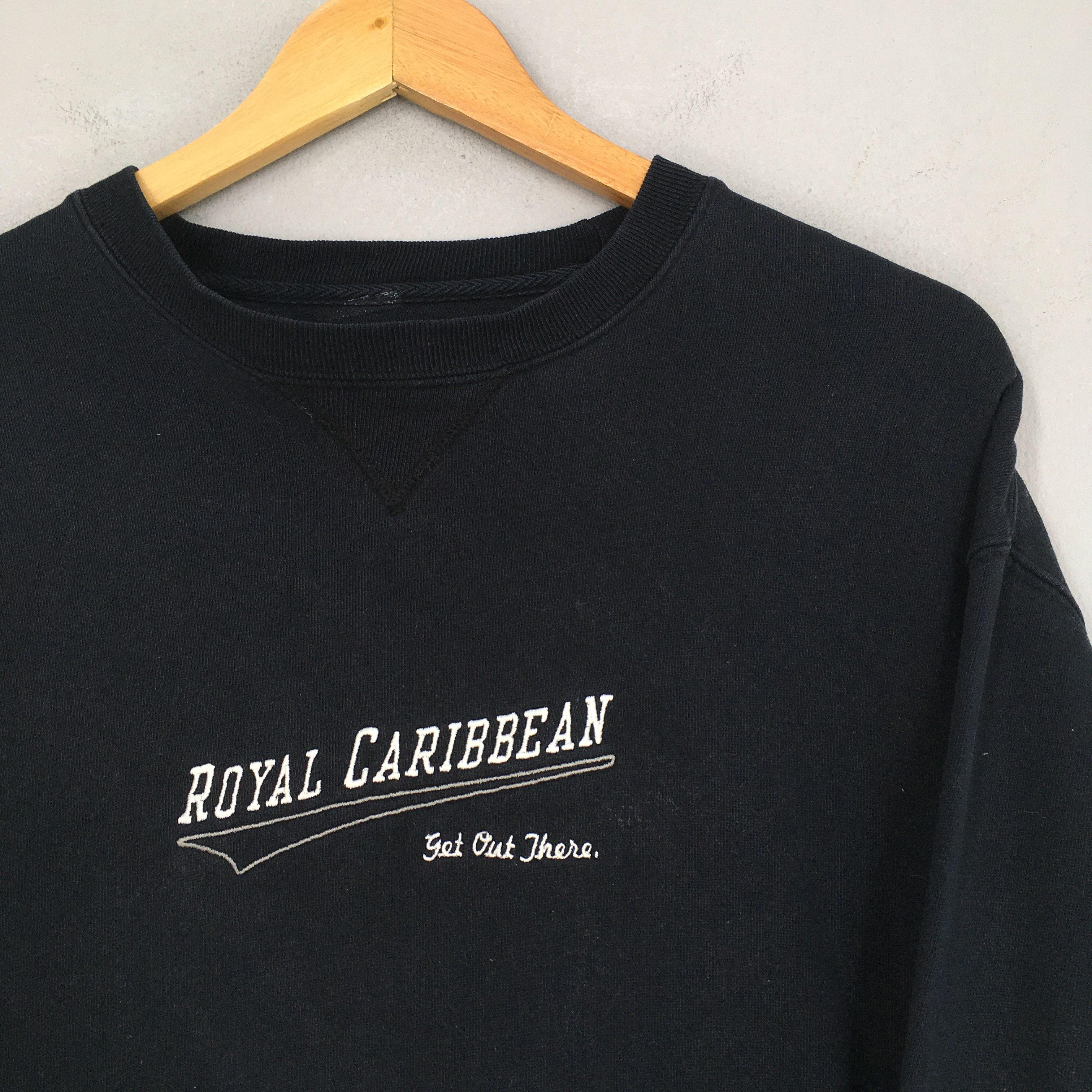 Caribbean × Vintage Vintage Royal Caribbean Black Sweatshirt Small Size US S / EU 44-46 / 1 - 2 Thumbnail