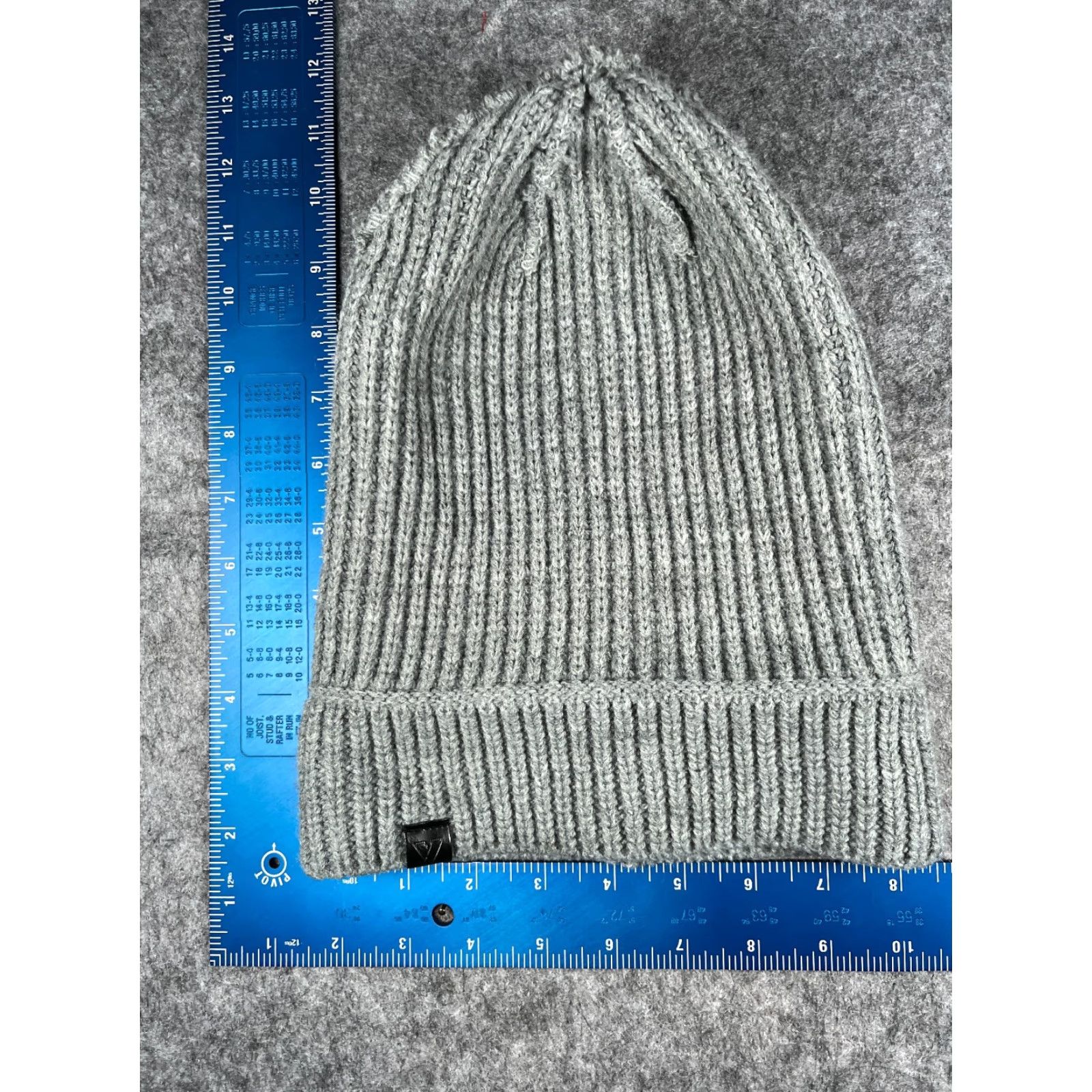 Vintage Dick's Sporting Goods Beanie Adult One Size Gray Knit 100% Acrylic Ski Hat/Cap Unisex Adults Beanie Gray Knit Winter Outdoor Ski Mens Women Size ONE SIZE - 5 Thumbnail