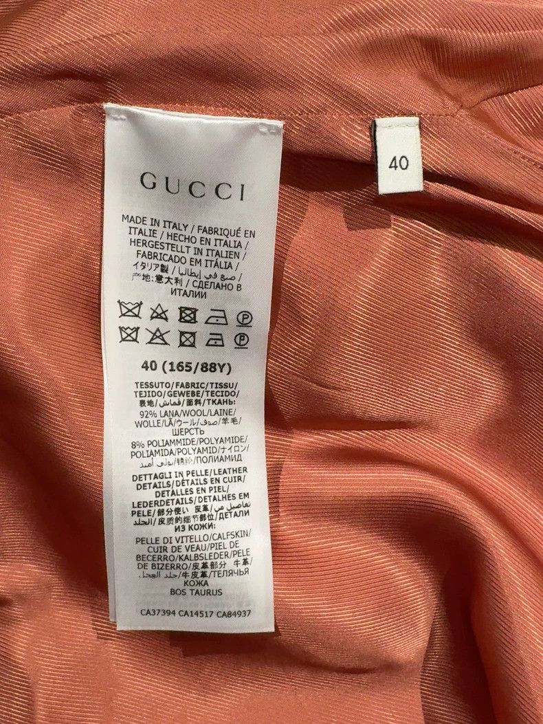 Gucci Gucci Pink wool coat 2502-Nextarrow Size US XXS / EU 40 - 6 Thumbnail