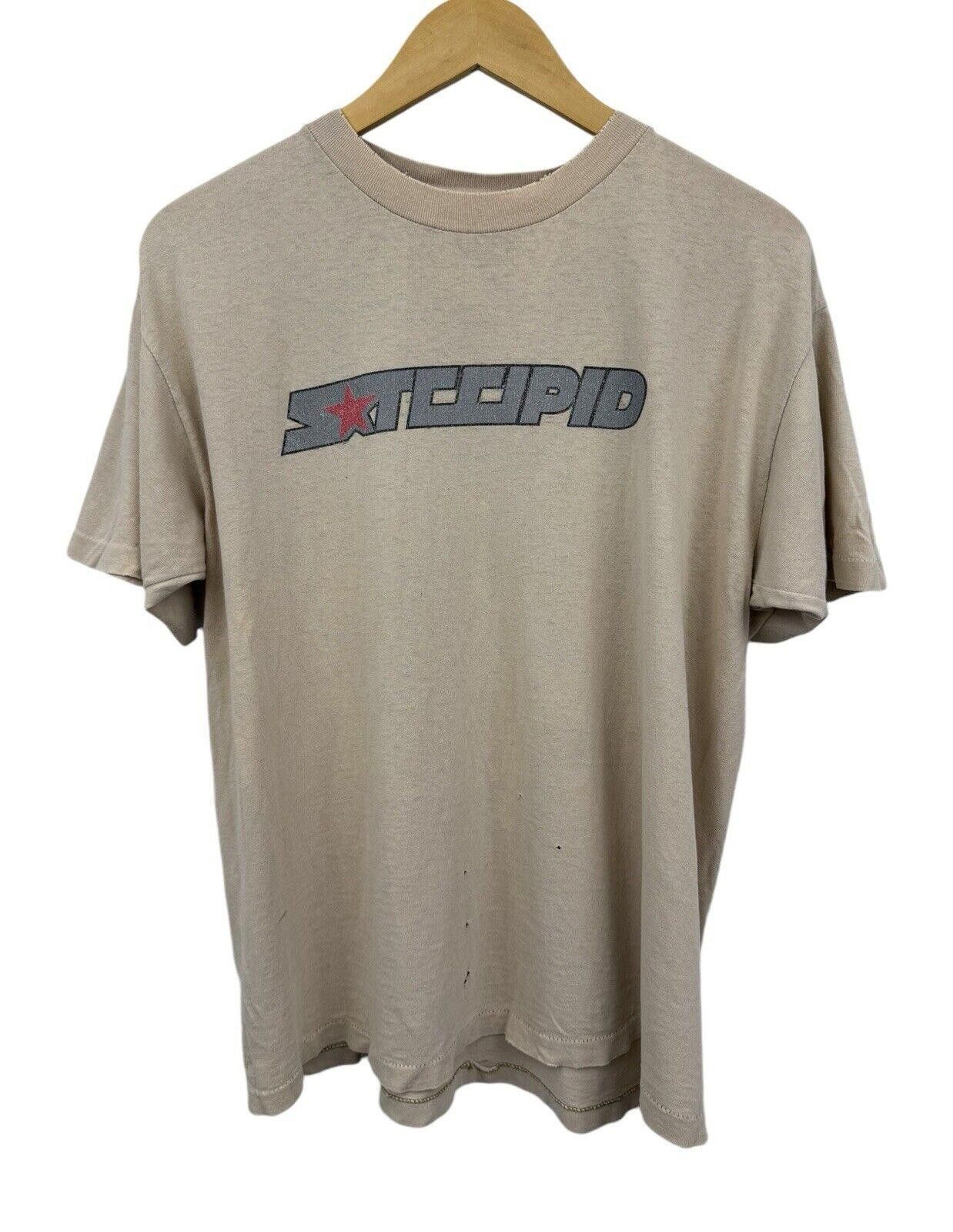 Designer Vintage 90s Stoopid Skateboarding USA Distressed Shirt L Size US L / EU 52-54 / 3 - 1 Thumbnail