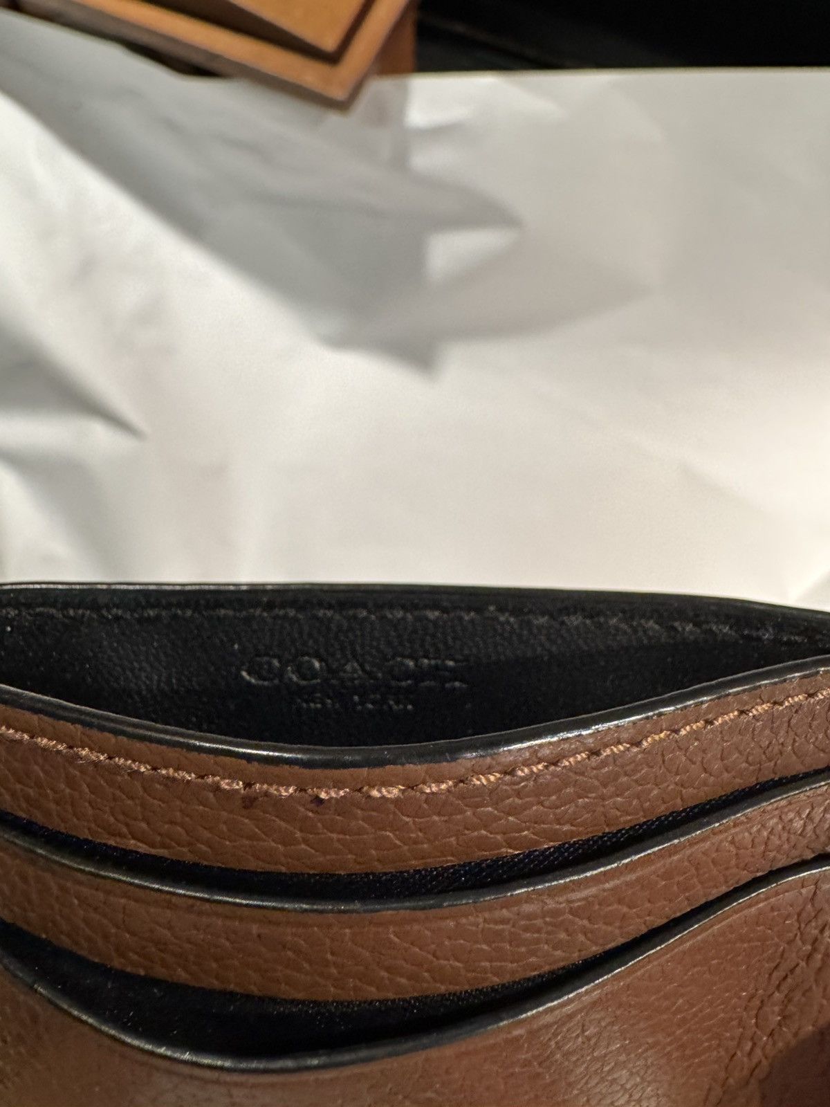 Coach Coach Card Holder Wallet Size ONE SIZE - 3 Thumbnail