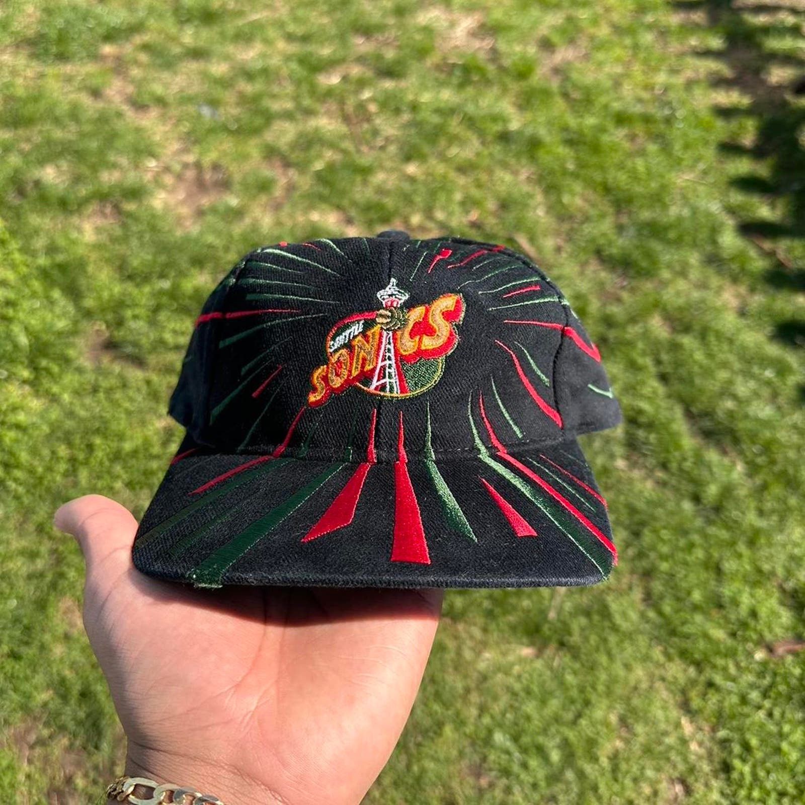 image of NBA x Sports Specialties Vintage Seattle Sonics Hat, Men's