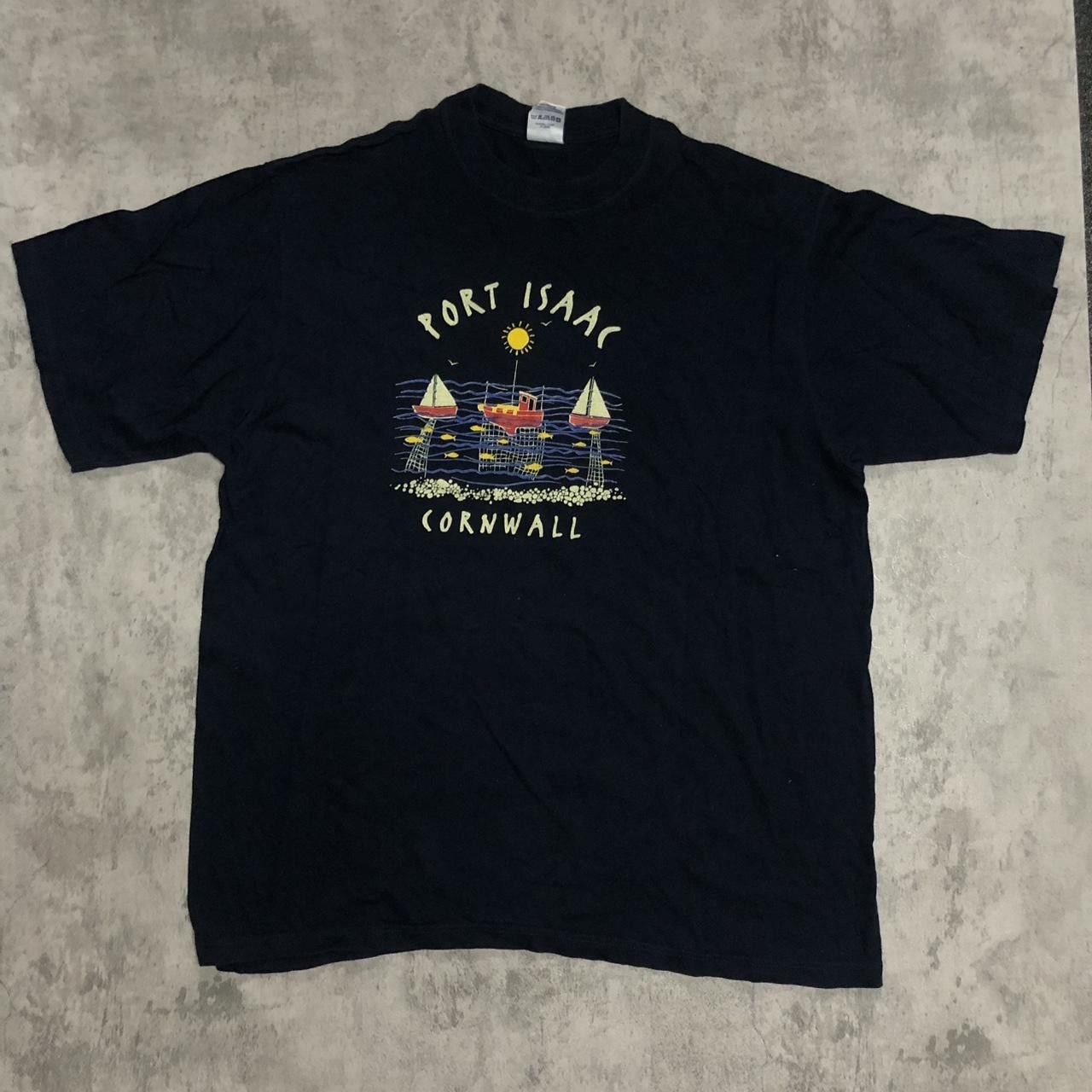 Other 1980s Port Isaac Cornwall T-shirt in black and yellow Size US XL / EU 56 / 4 - 1 Thumbnail