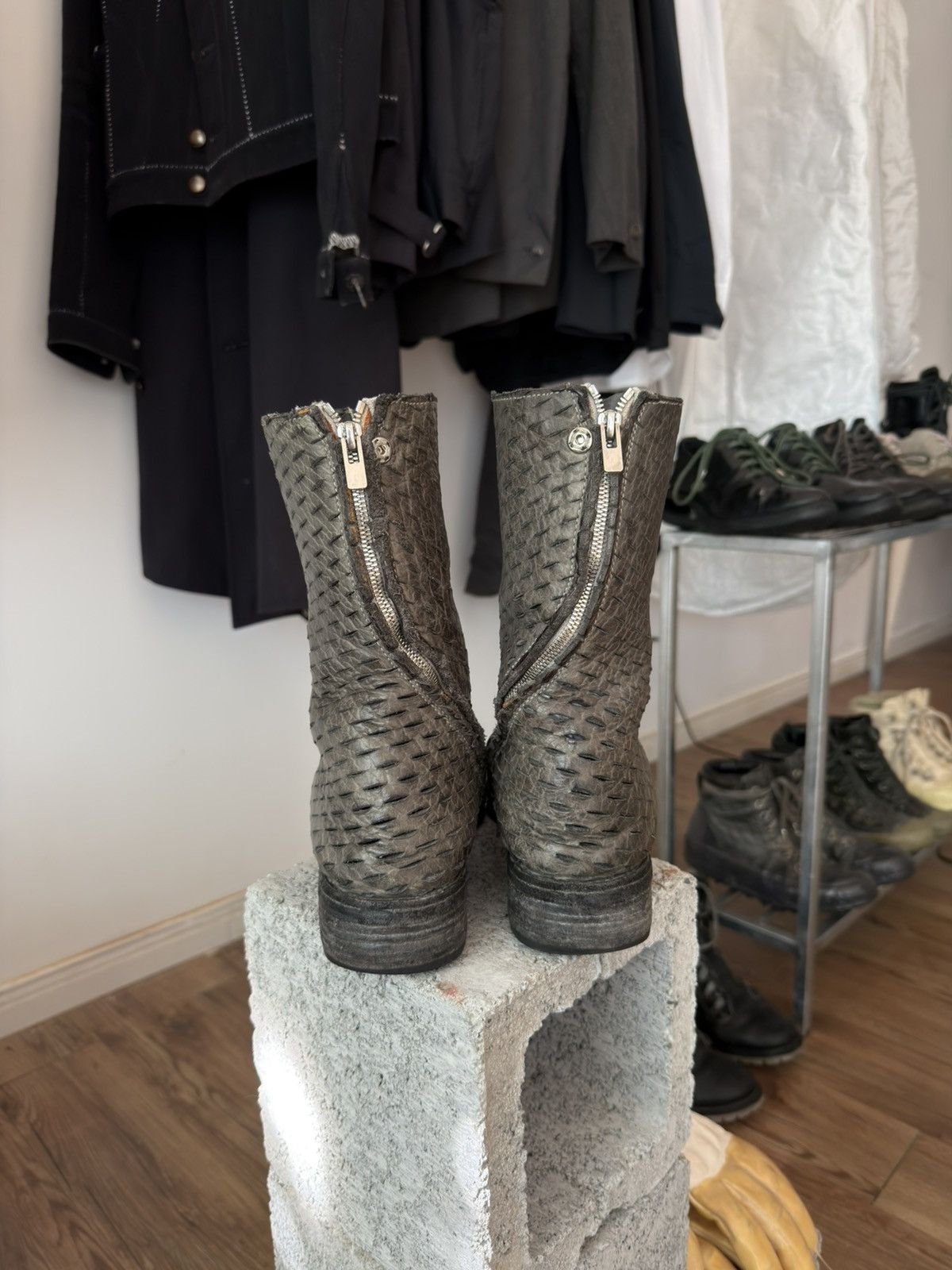 Carol Christian Poell Carol Christian Poell O.D Laser Cut Tornado Boots Size US 9 / EU 42 - 4 Thumbnail