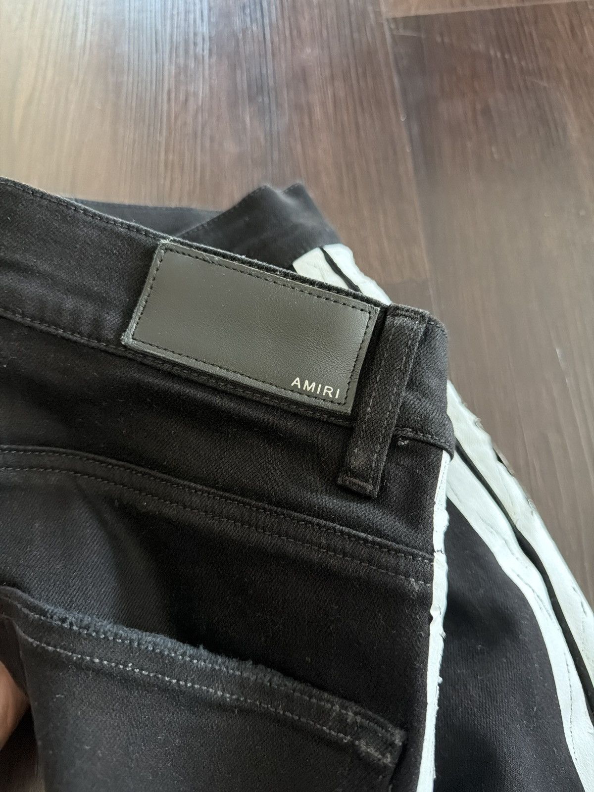 Amiri Amiri Black White Striped Size US 34 / EU 50 - 4 Thumbnail