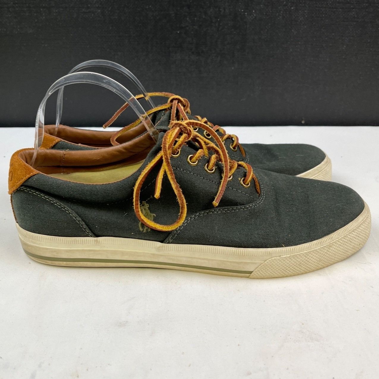 Polo Ralph Lauren Polo Ralph Lauren Vaughn Men's Green Shoes/Sneakers Sz 10.5D Size US 10.5 / EU 43-44 - 5 Thumbnail