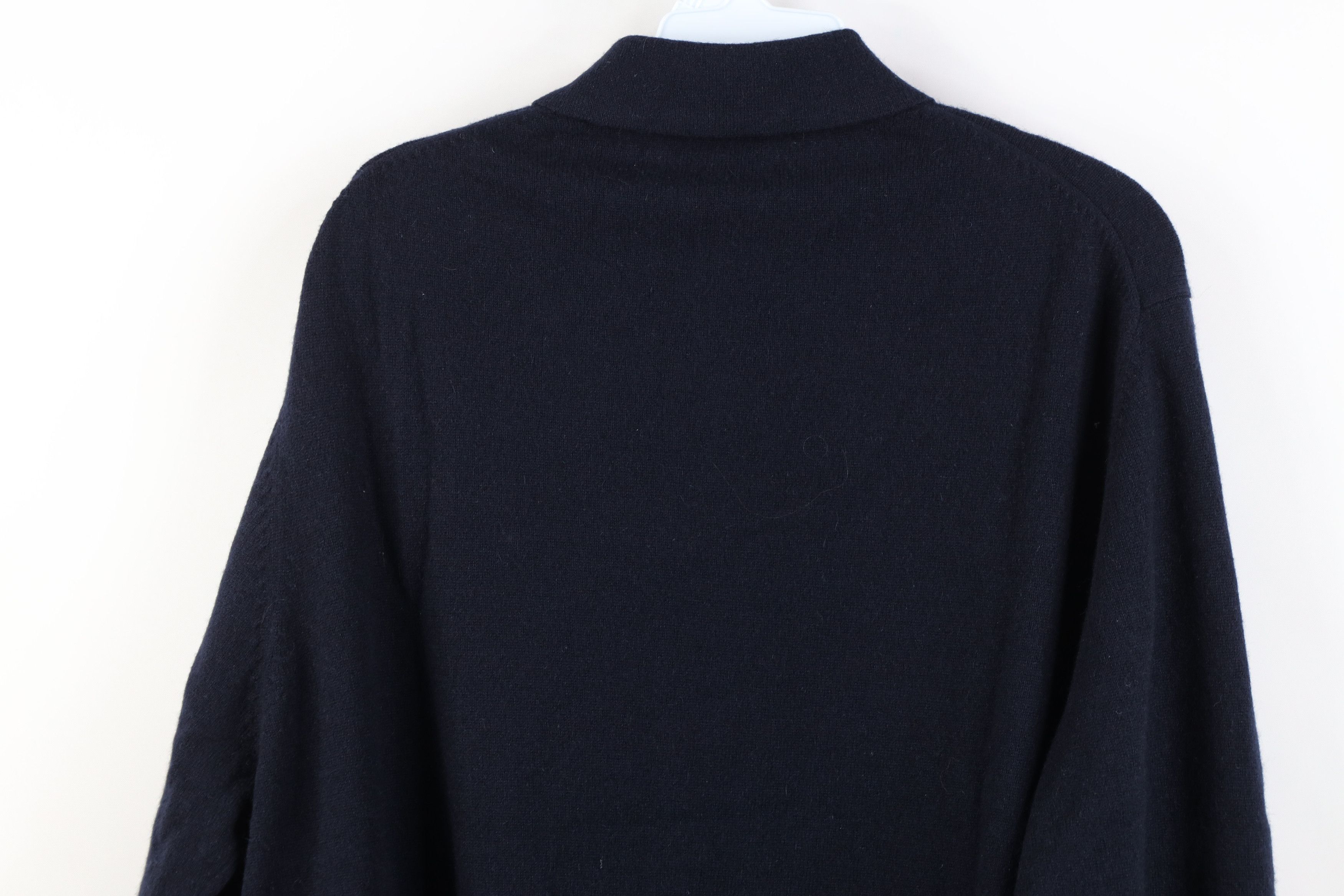 Vintage Vintage 90s Streetwear 2 Ply Cashmere Knit Collared Sweater Size US L / EU 52-54 / 3 - 10 Thumbnail