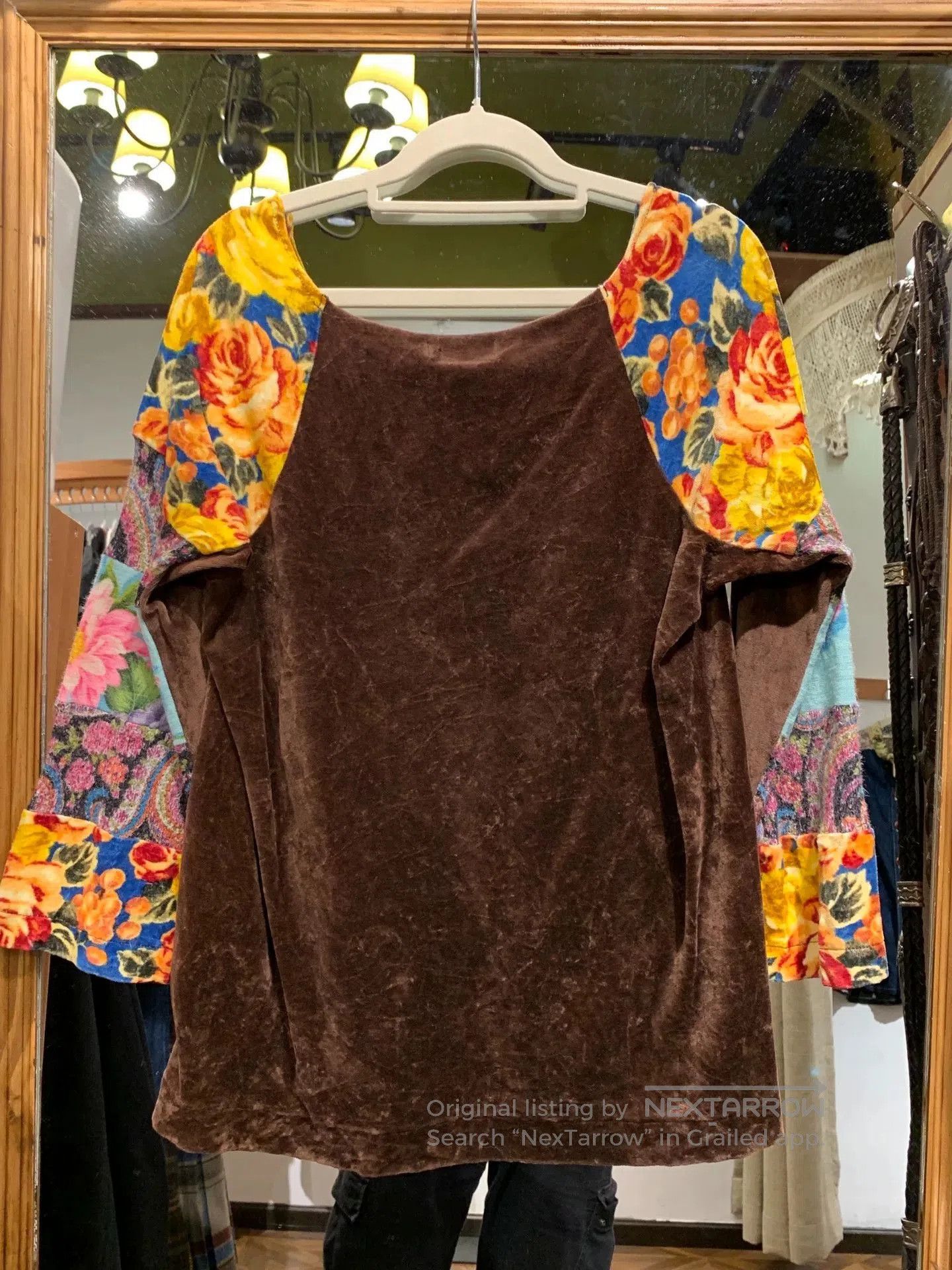 Tricot Comme des Garcons Tricot Comme des Garcons Floral Long Sleeve Top. Size M / US 6-8 / IT 42-44 - 2 Thumbnail