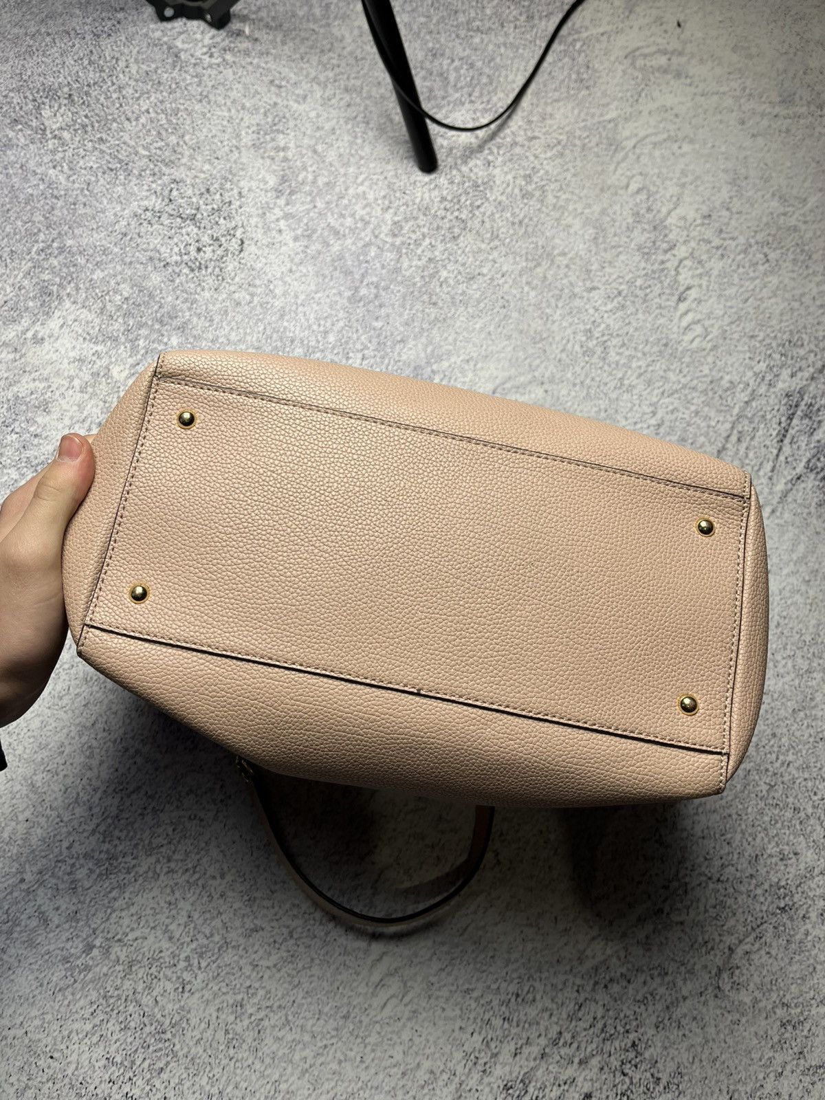 Polo Ralph Lauren LAUREN RALPH LAUREN MELLOW PINK LEATHER MEDIUM GRAB BAG Size ONE SIZE - 21 Thumbnail