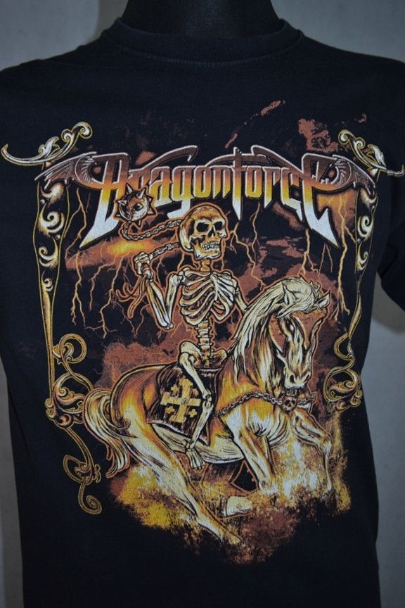 Band Tees Vintage DragonForce t-shirt tee M Size US M / EU 48-50 / 2 - 9 Thumbnail