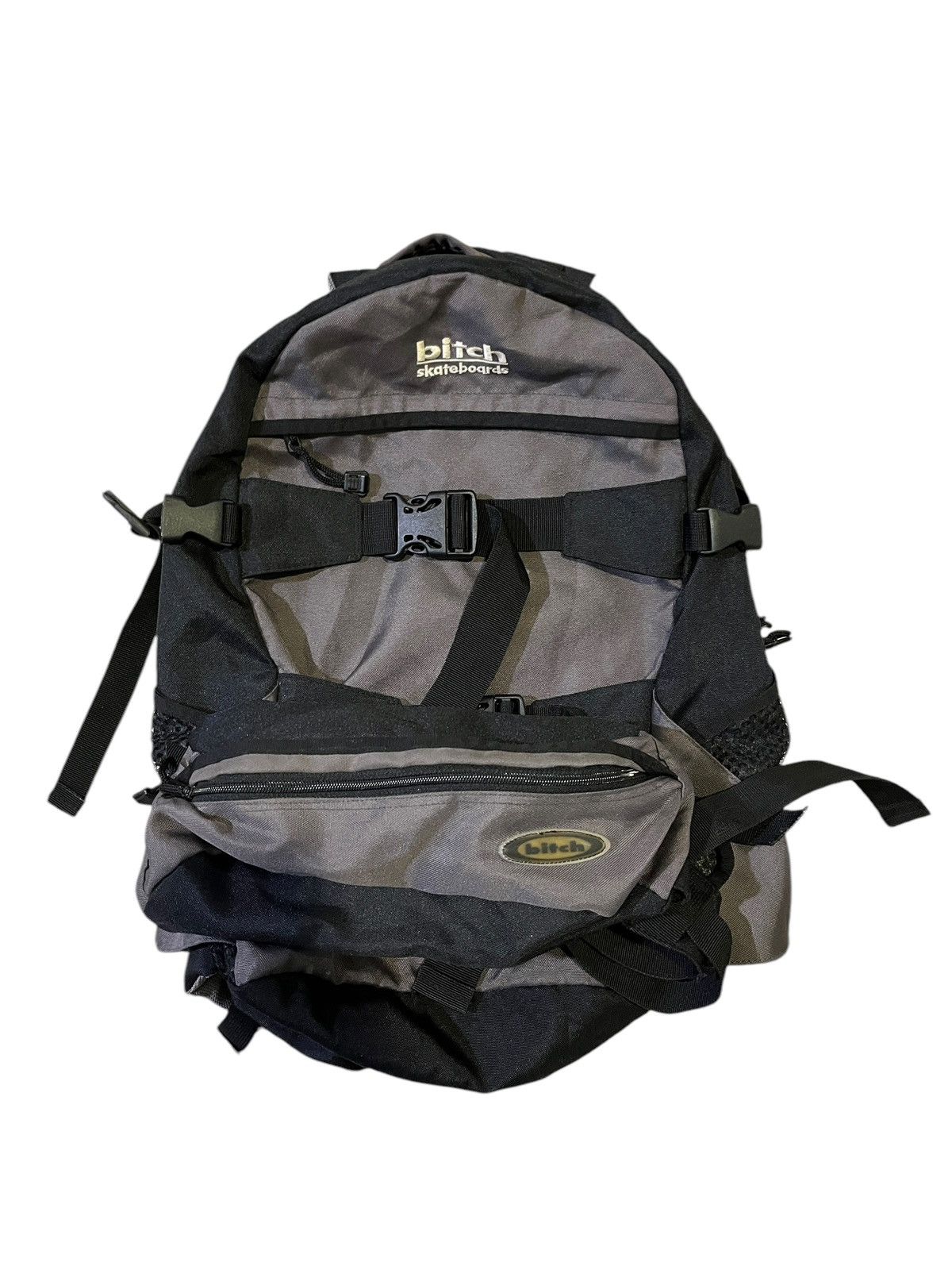 Hook-Ups × Vintage 90s 2in1 Vintage Bitch Skateboard Backpack Size ONE SIZE - 9 Thumbnail