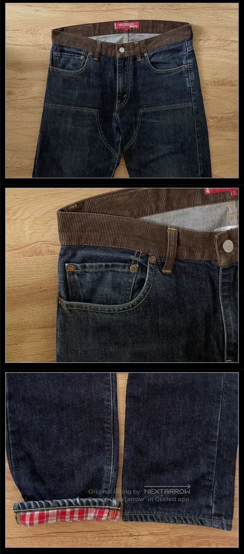 Junya Watanabe Junya Watanabe size S Straight-fit denim pants Size US 27 - 2 Thumbnail
