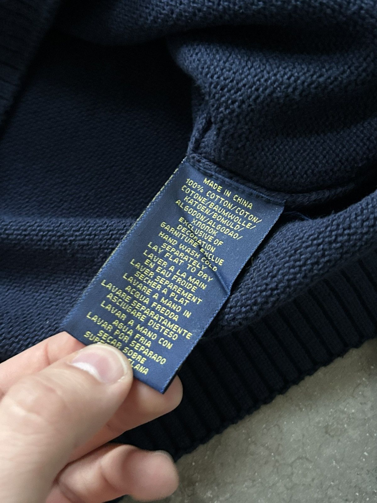 Polo Ralph Lauren Vintage Polo Ralph Lauren Cable Knit Sweater M Size US M / EU 48-50 / 2 - 10 Thumbnail