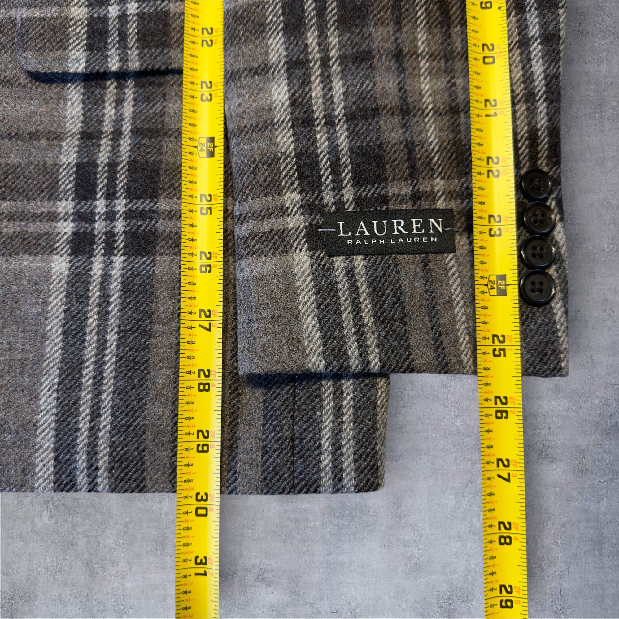 Ralph Lauren RALPH LAUREN Blazer Sport Coat Jacket 43R Wool Brown Size 44R - 7 Thumbnail