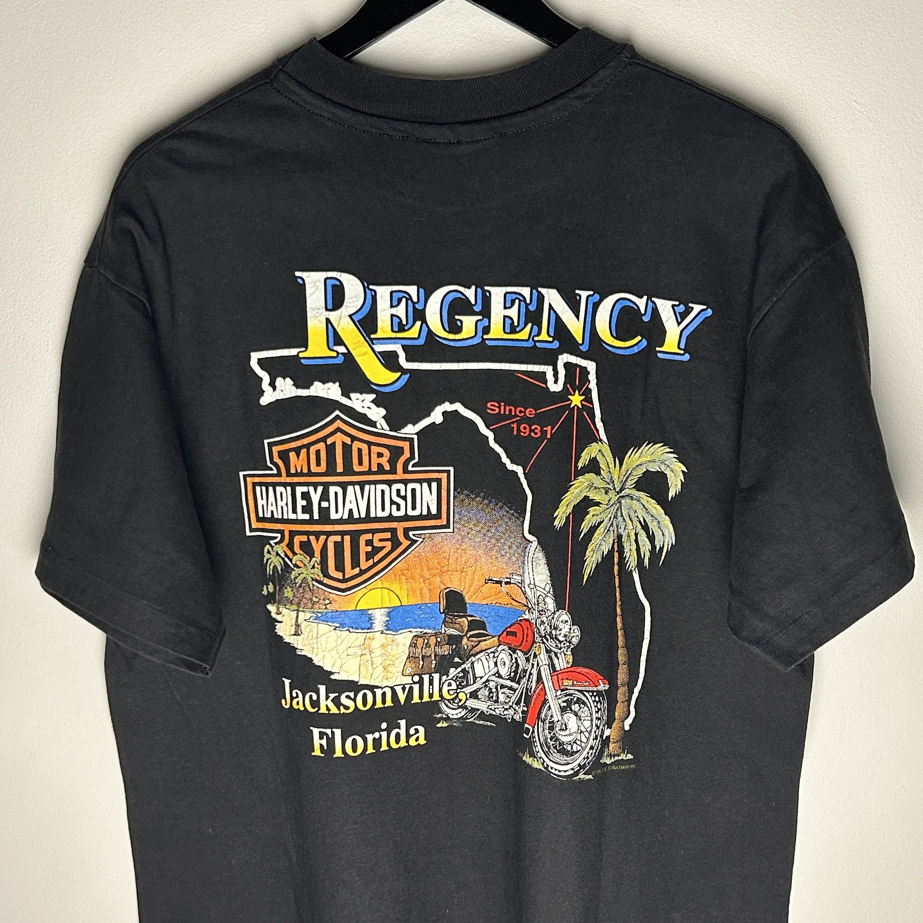 Harley Davidson Harley Davidson Flaming Eagle 1992 T-shirt Size US L / EU 52-54 / 3 - 4 Thumbnail