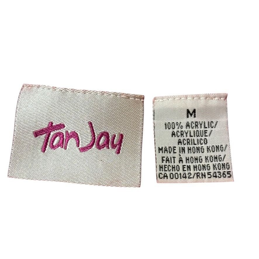 Other Tan Jay Women Sweater Medium Red Short Sleeve Mock Neck Acry Size M / US 6-8 / IT 42-44 - 6 Thumbnail