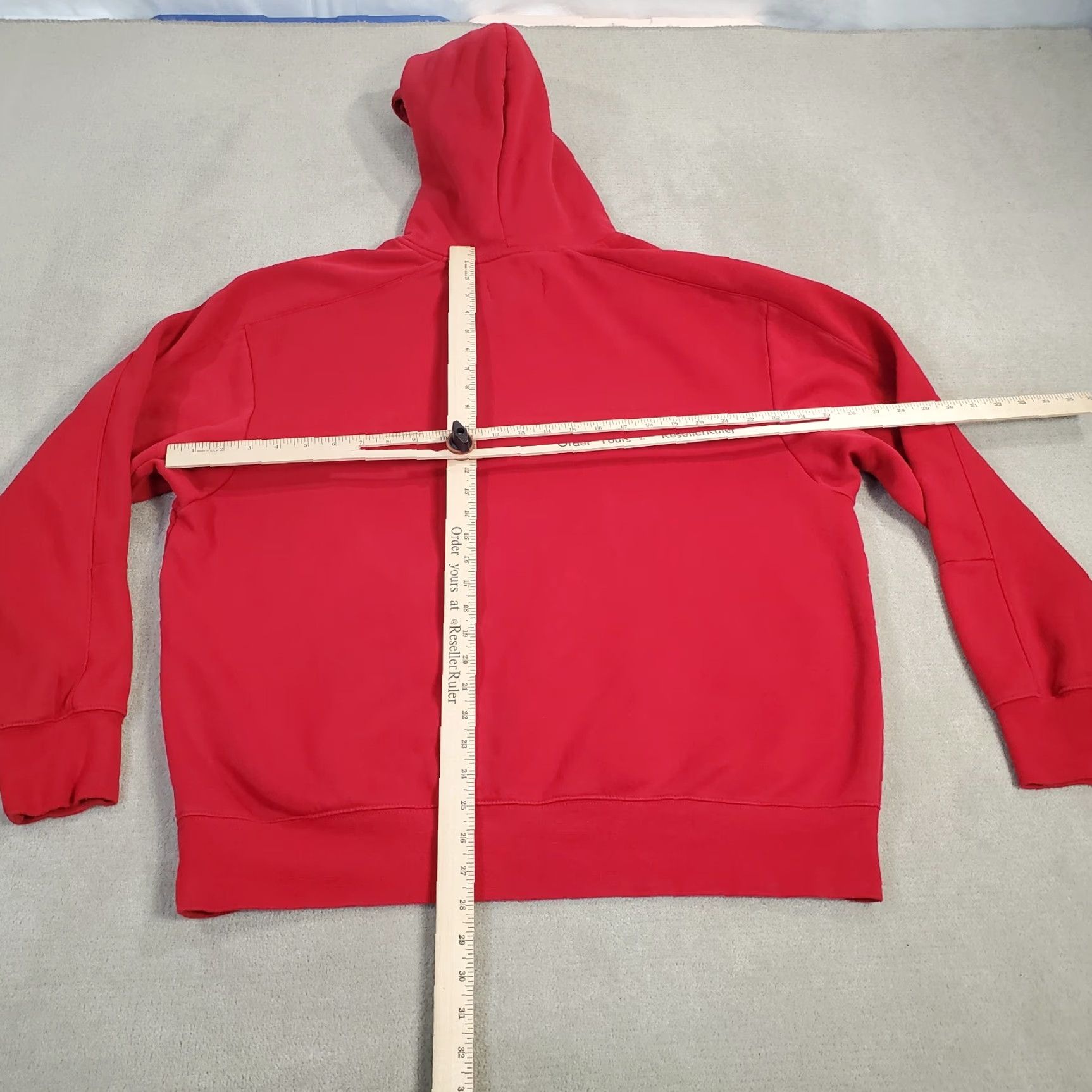 Jordan Brand Nike Jordan Hoodie Mens L Red Graphic Jumpman Classic Fleece CK6737 688 Pullover Cotton Blend Vintage No Size US L / EU 52-54 / 3 - 6 Thumbnail