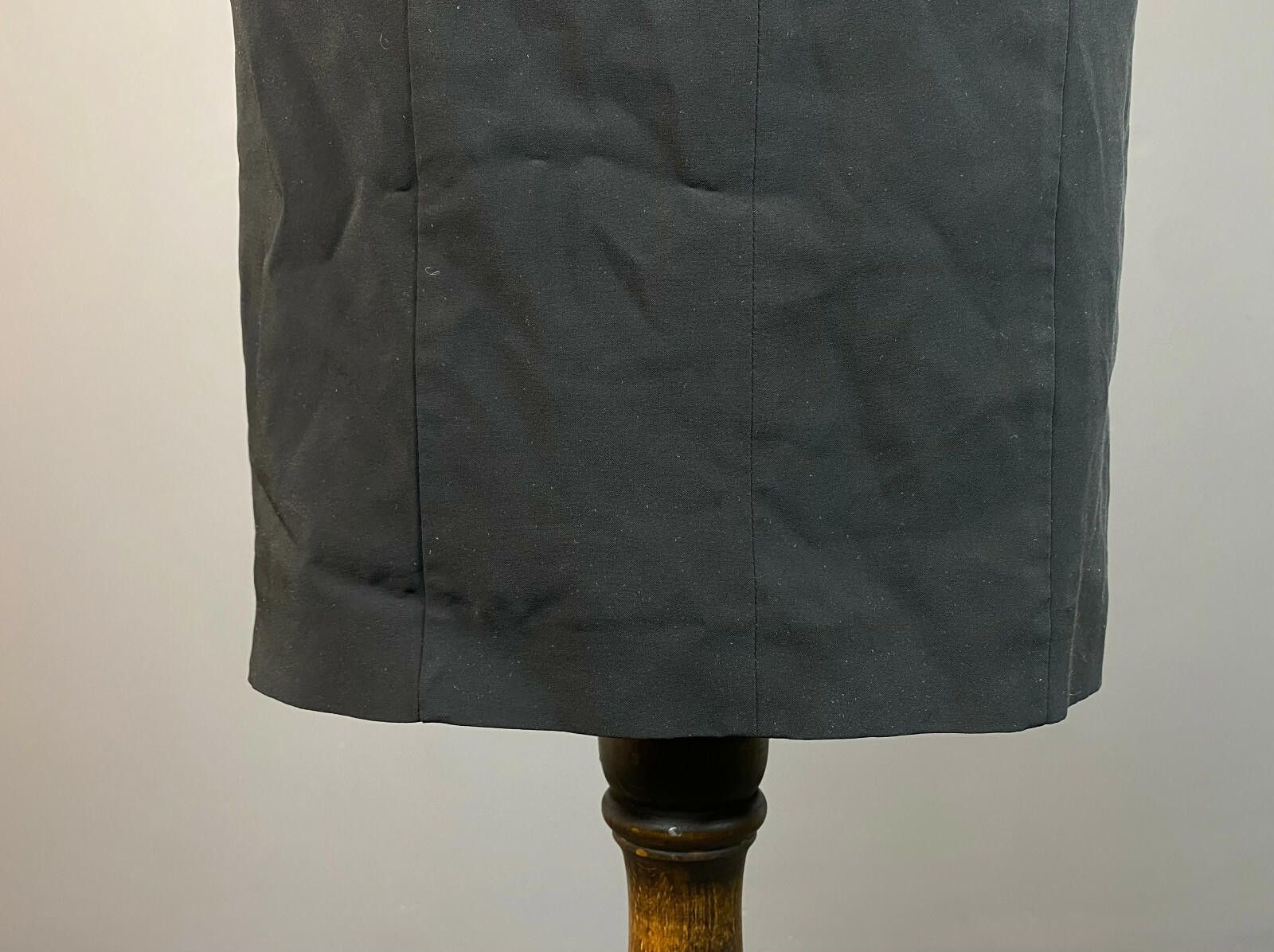Designer Weekend Max Mara Black A-Line Knee Lenght Dress Size 6 Size M / US 6-8 / IT 42-44 - 6 Thumbnail