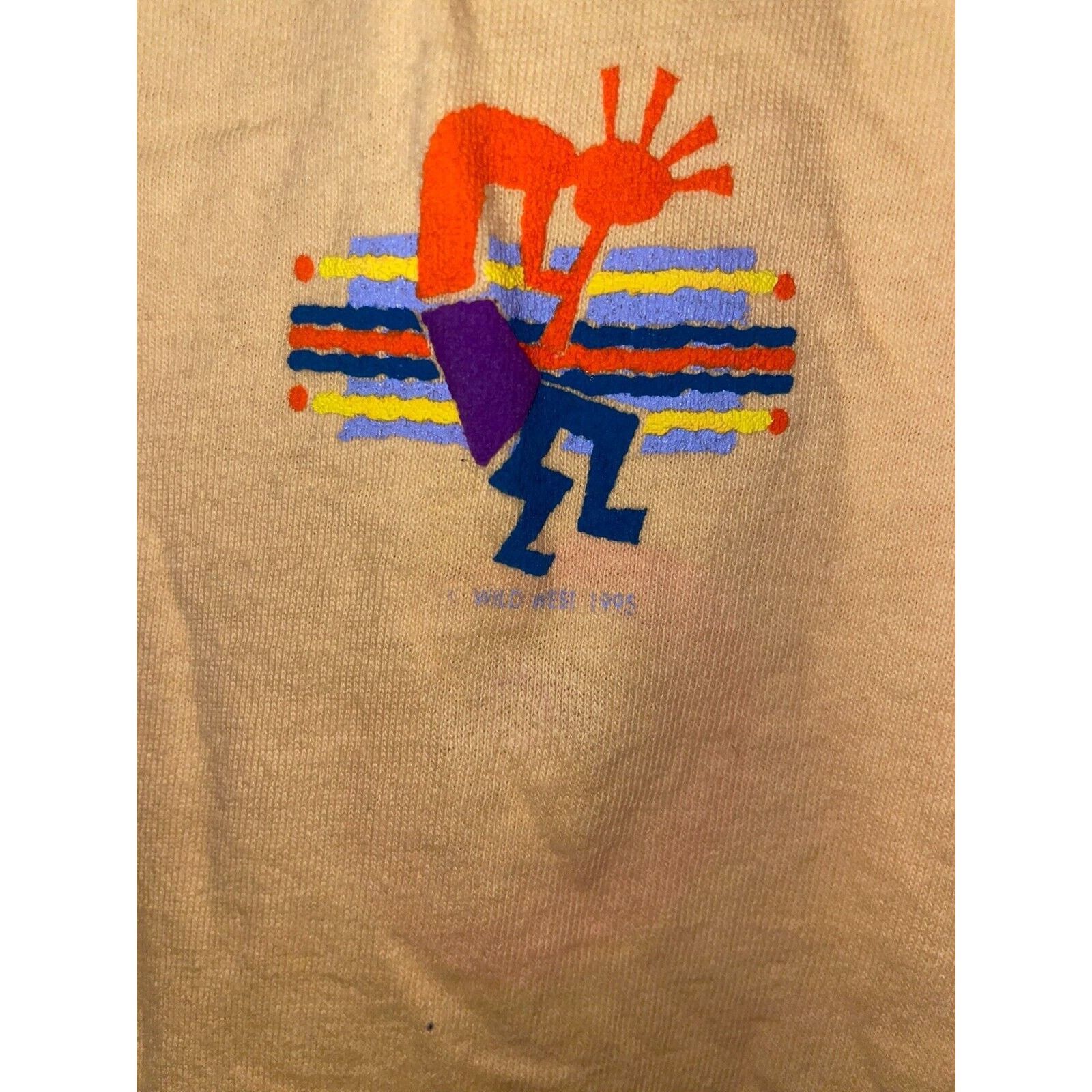 Vintage Vintage Red River Shirt Tee Yellow Native American VTG 90s L Size US L / EU 52-54 / 3 - 4 Thumbnail