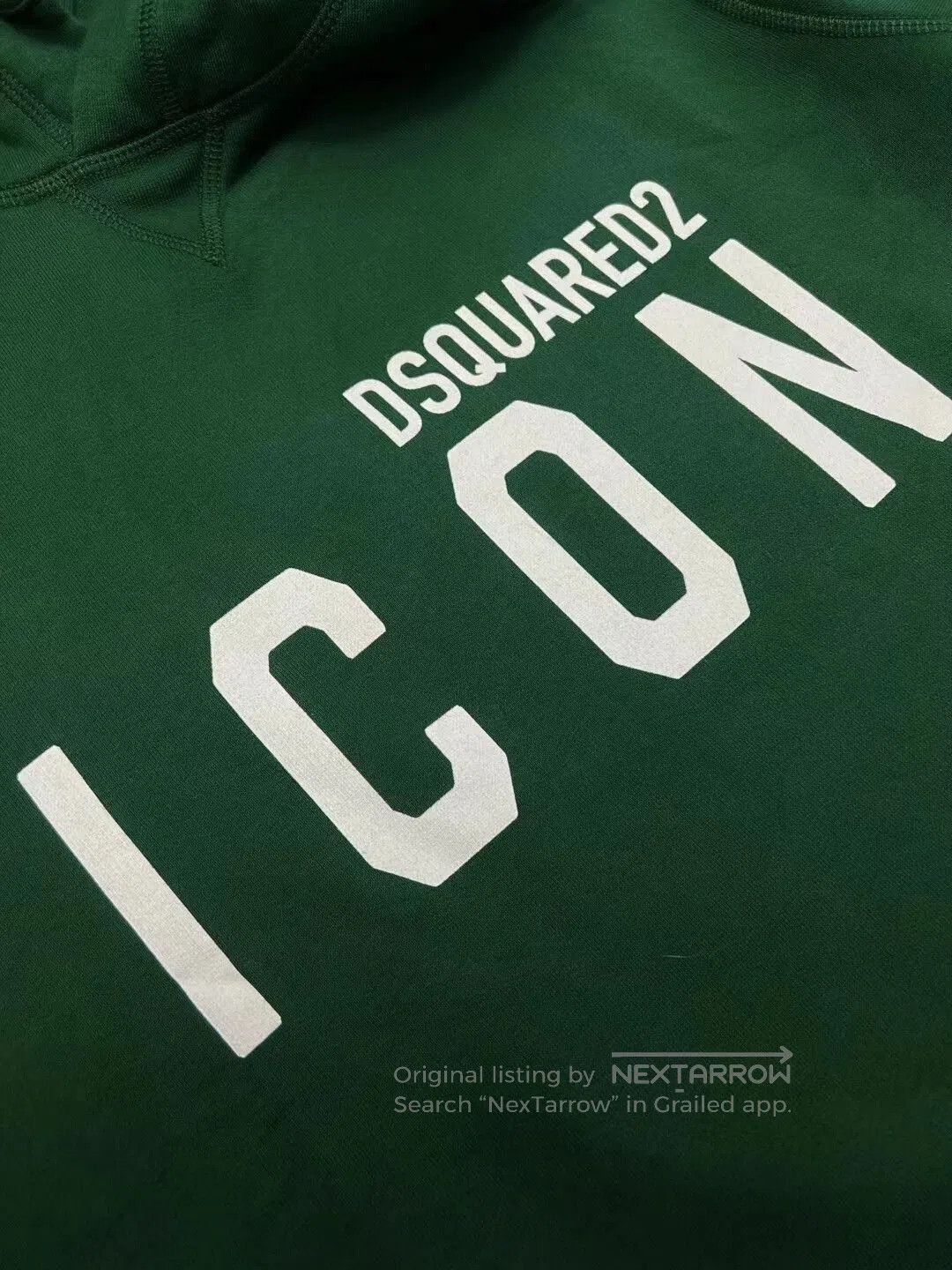 Dsquared2 Dsquared2 Green Hooded Sweatshirt ICON Edition. Size US M / EU 48-50 / 2 - 3 Thumbnail