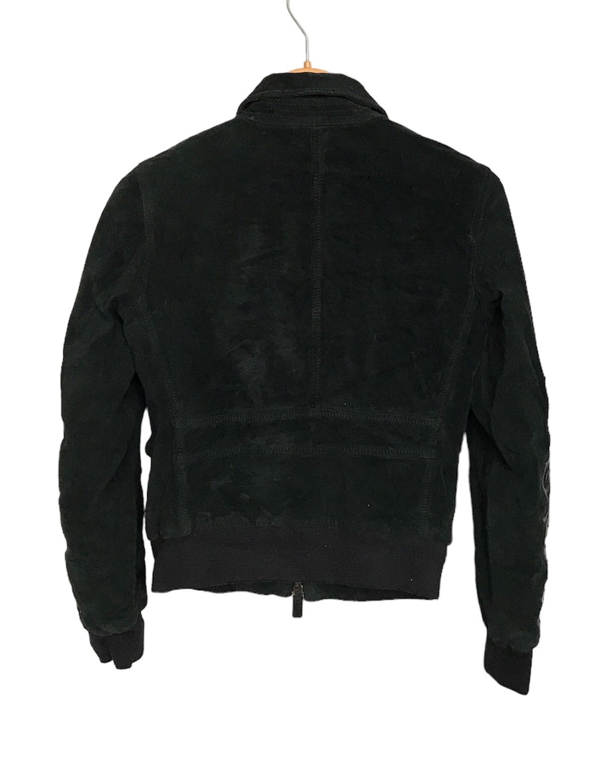 Bally BALLY PIG SKIN LEATHER BOMBER SHORT JACKET DARK GREEN Size M / US 6-8 / IT 42-44 - 3 Thumbnail