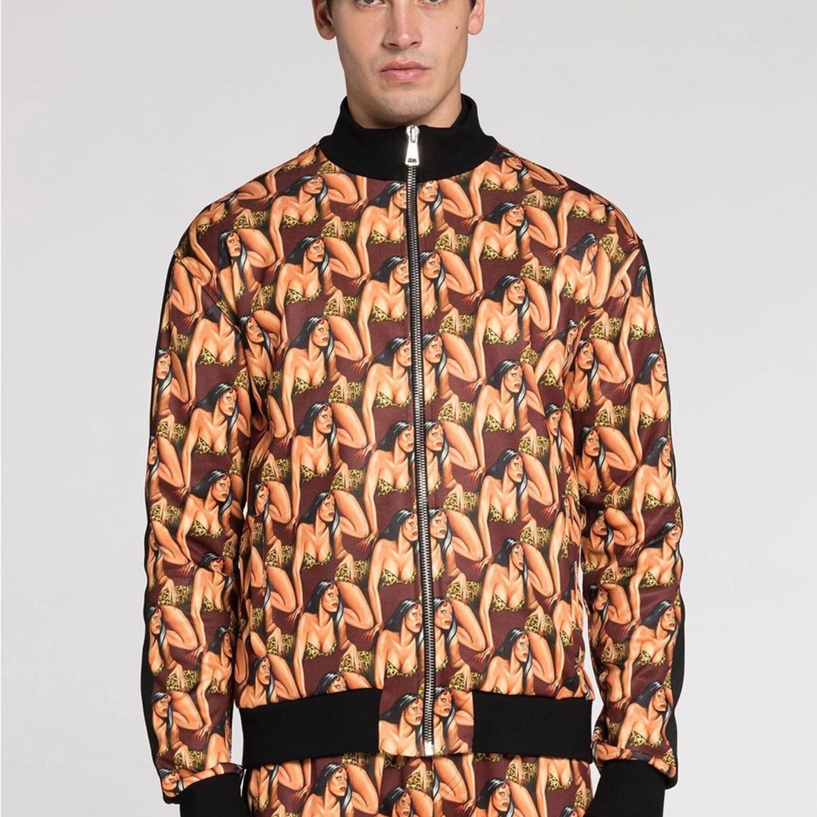 Roberto Cavalli Roberto Cavalli Bold Graphic Track Jacket - Men’s L Size US L / EU 52-54 / 3 - 3 Thumbnail