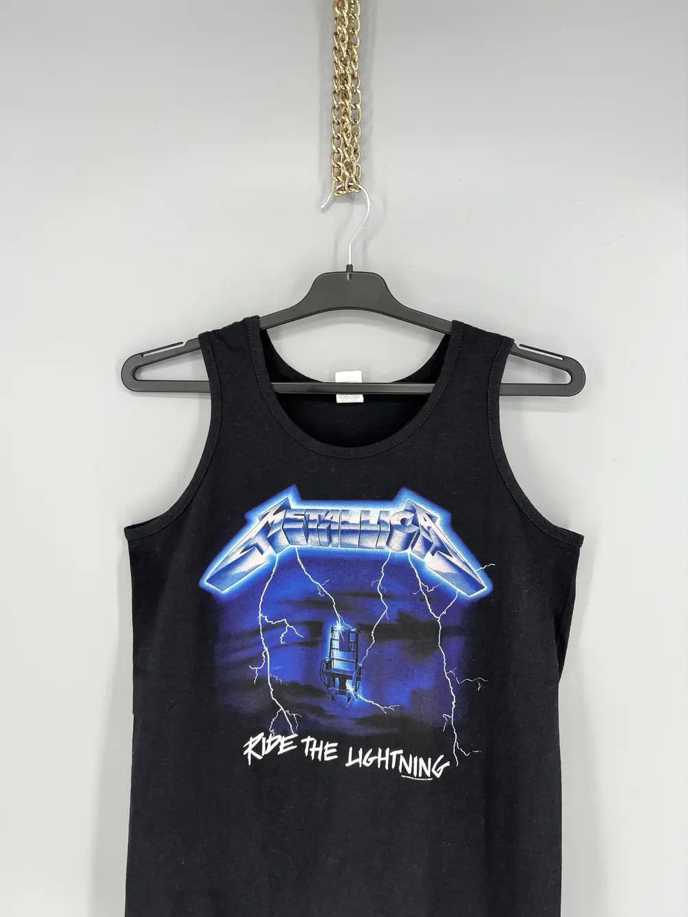 Band Tees Vintage Metallica Ride the Lightning Heavy Metal Rock Tshirt Size US M / EU 48-50 / 2 - 6 Thumbnail