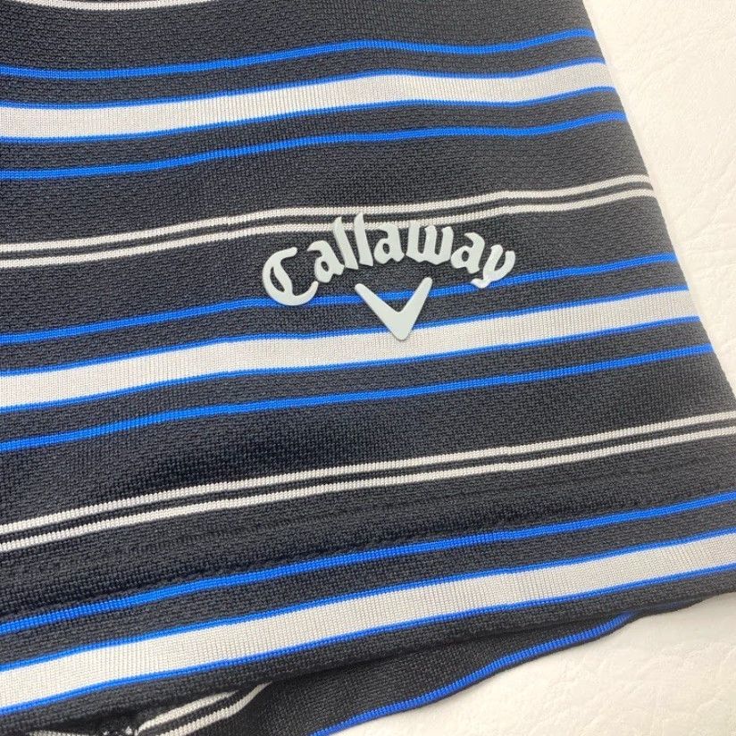 Callaway Callaway Polo Shirt Callaway Opti Dri Polo Shirt Men's XL Striped Black Gray Blue Golf 8578 Size US XL / EU 56 / 4 - 5 Thumbnail
