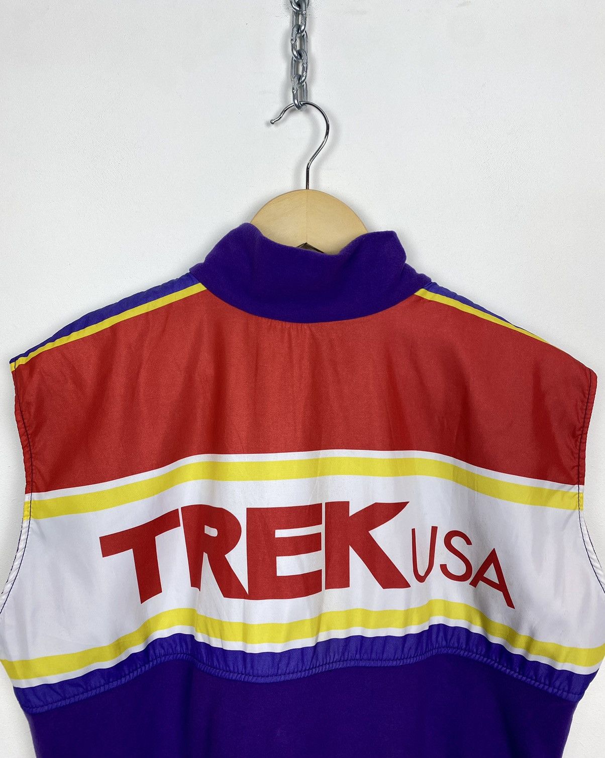 Other Vintage Trek USA Cycling Vest Gilet Jersey Full Zip 90’s Size US M / EU 48-50 / 2 - 9 Thumbnail