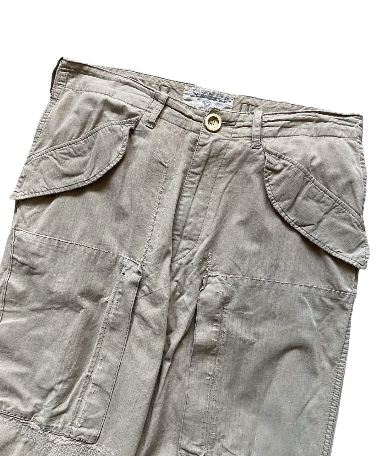 Avirex Vintage Avirex Multi Zipper Pocket Parachute Bondage Pants Size US 34 / EU 50 - 3 Thumbnail