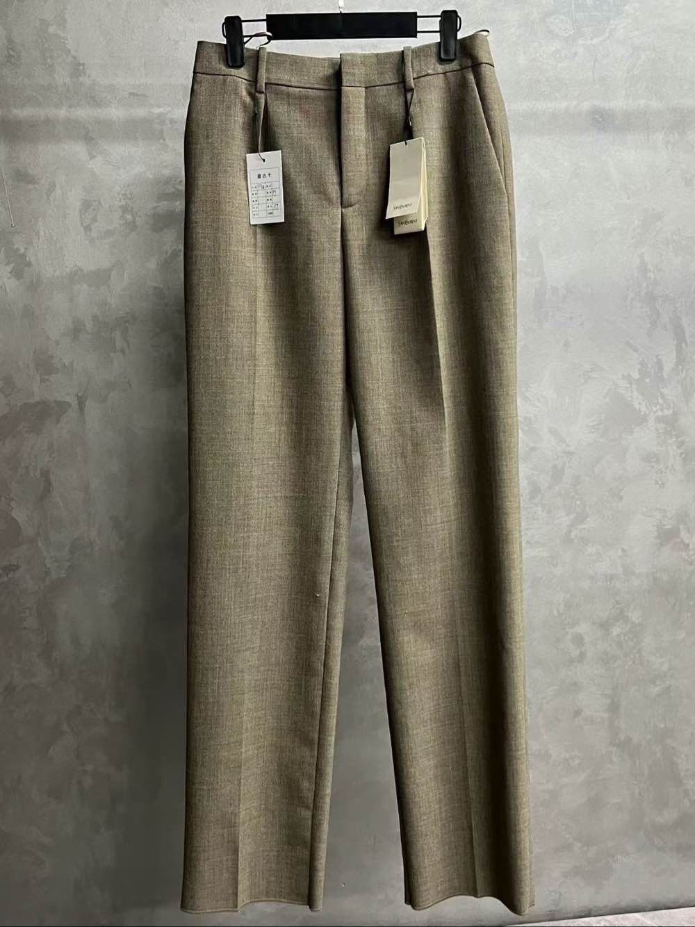 Saint Laurent Paris Saint Laurent Beige Pants Size 38 Size 27" / US 4 / IT 40 - 1 Thumbnail