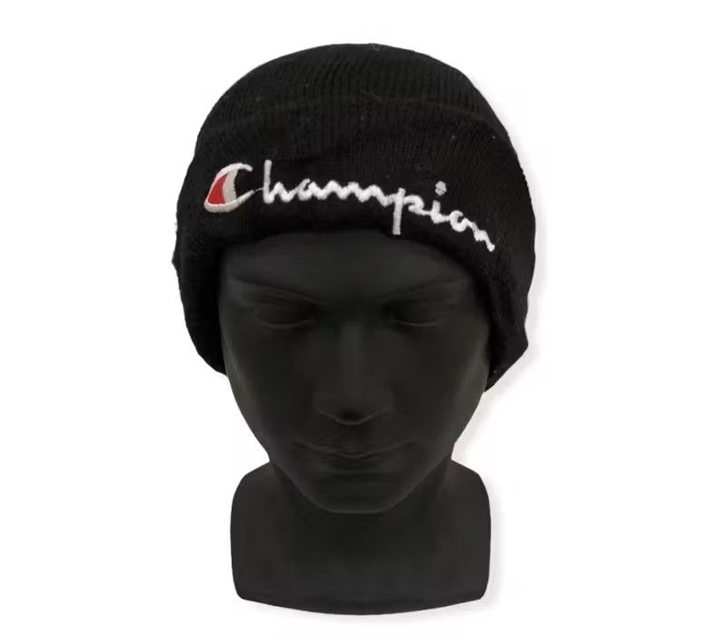 image of Vintage Champion Spell Out Beanie, Men's