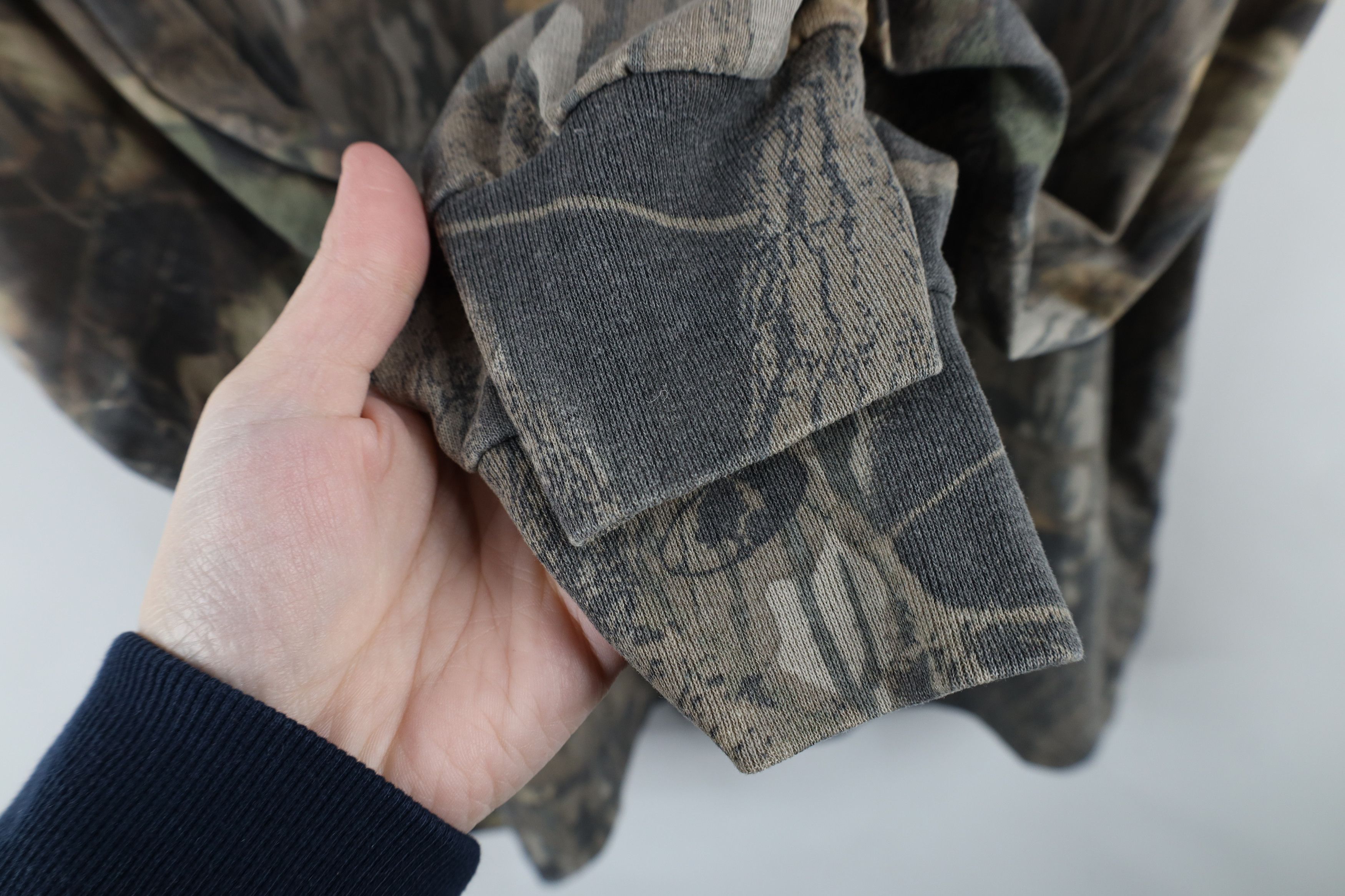 Vintage Vintage 90s Streetwear Camouflage Mock Neck T-Shirt USA Size US XL / EU 56 / 4 - 7 Thumbnail