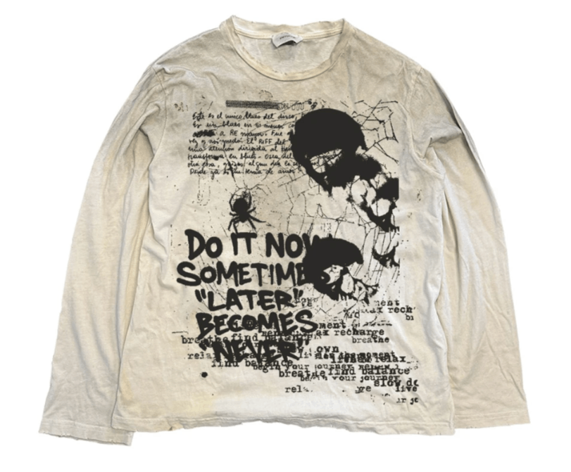 Japanese Brand Vintage Washed Long Sleeves Size US L / EU 52-54 / 3 - 1 Thumbnail