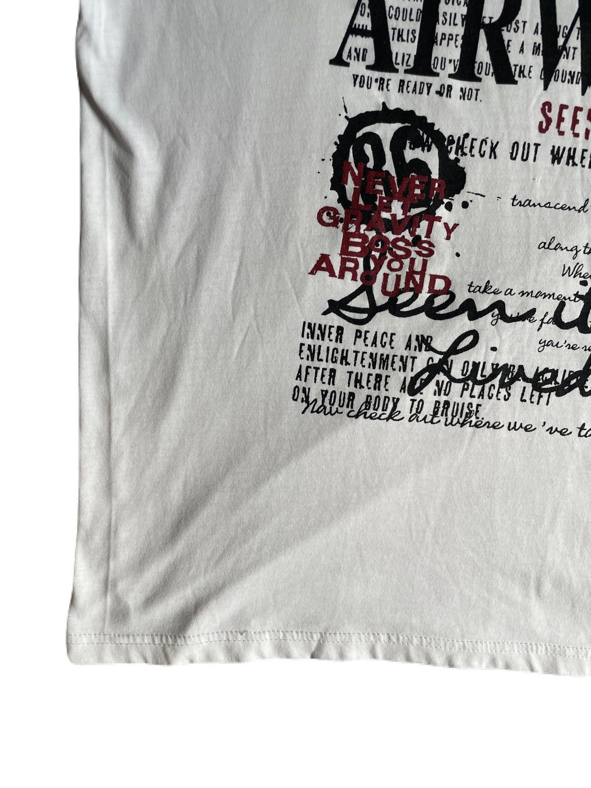 If Six Was Nine 2000s Japanese archive Gyaruo Vkei Poem Tee Y2K Size US L / EU 52-54 / 3 - 6 Thumbnail