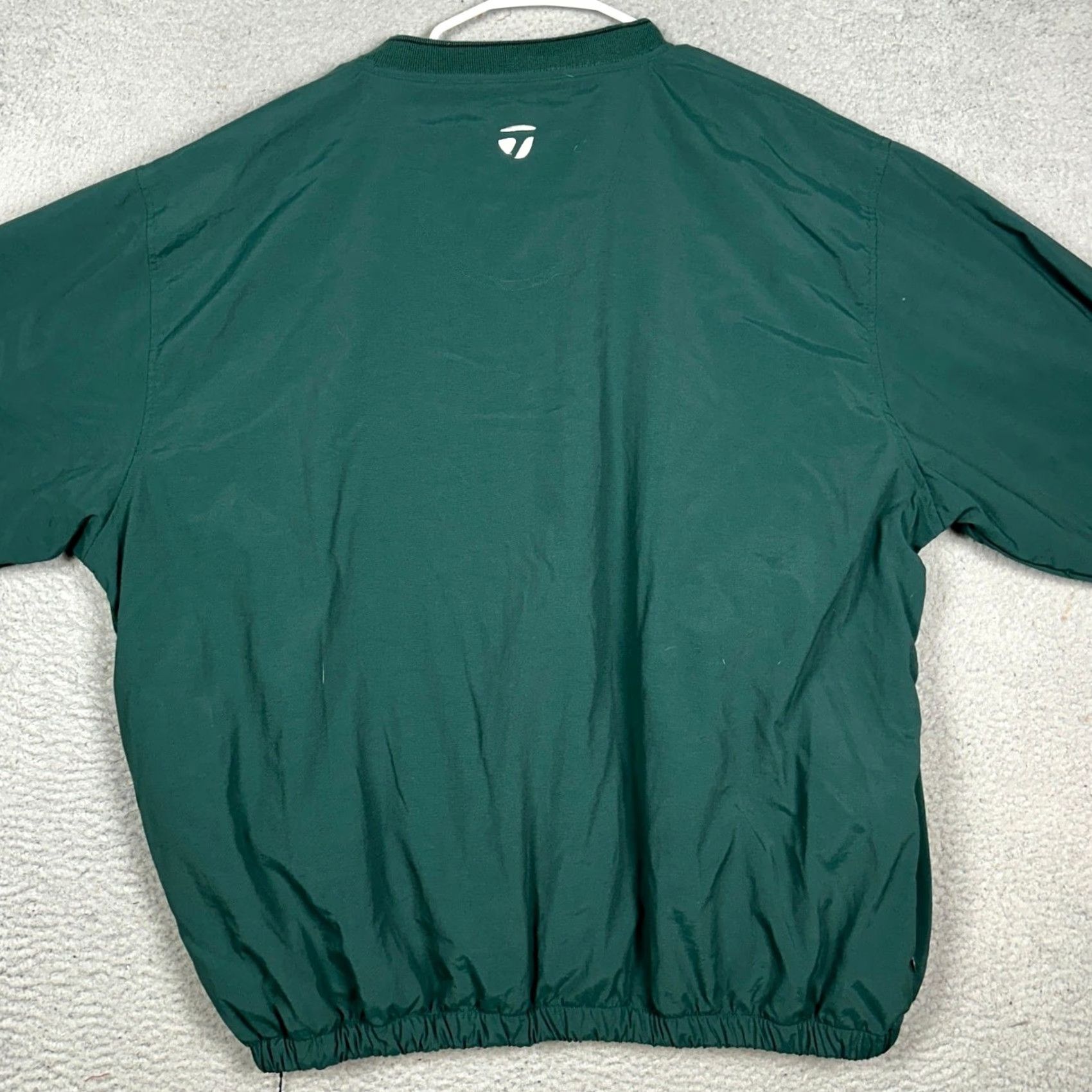 TaylorMade VINTAGE TaylorMade Windbreaker Jacket Mens 2XL Green Pullover Lightweight V-Neck Golf Athletic Casual Travel Size US XXL / EU 58 / 5 - 2 Thumbnail