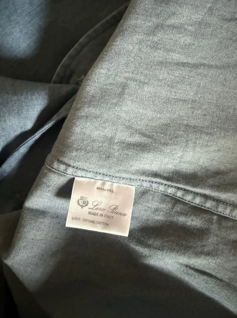 Loro Piana LORO PIANA Denim shirt Size US L / EU 52-54 / 3 - 5 Thumbnail