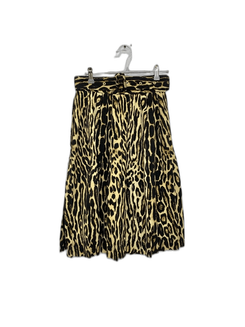 Burberry Burberry Leopard Print Skirt Size 36 Size 36" / US 14 / IT 50 - 1 Thumbnail
