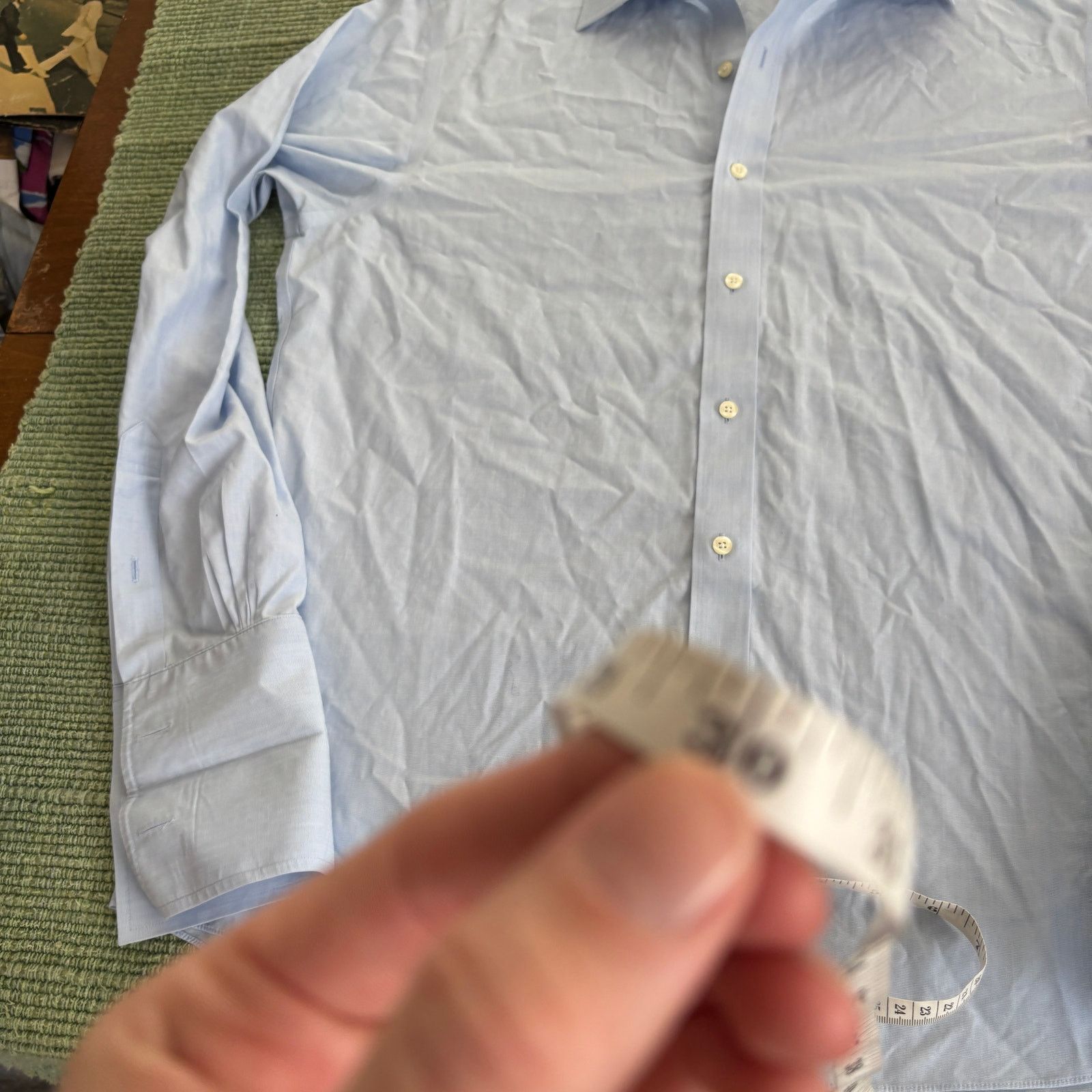 Brooks Brothers × Vintage Vintage Brooks Brothers Milano cotton button up dress shirt Size US XL / EU 56 / 4 - 9 Thumbnail