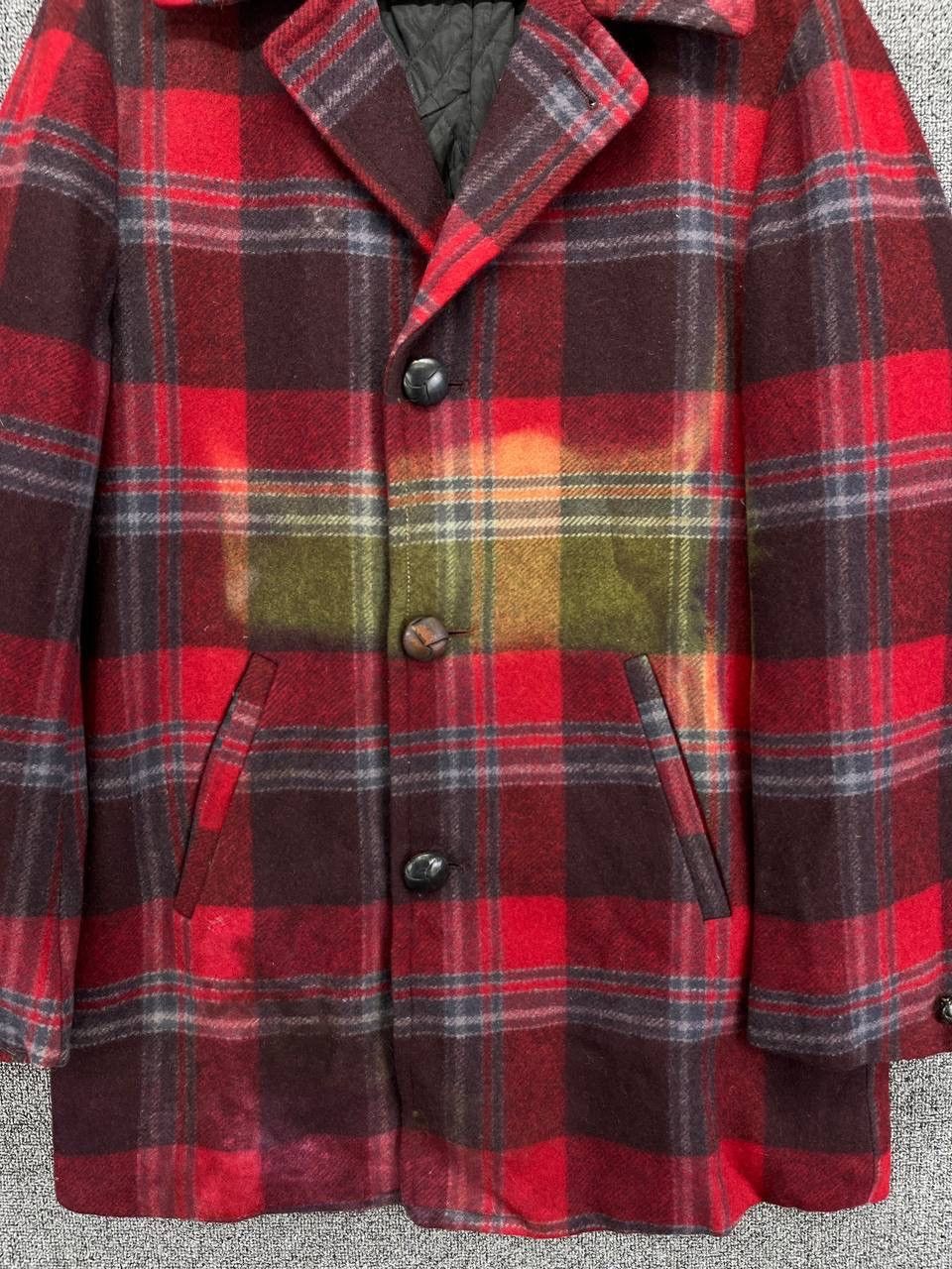 Pendleton × Vintage Vintage Pendleton Shadows Plaid Trashed Wool Jacket Size US M / EU 48-50 / 2 - 9 Thumbnail