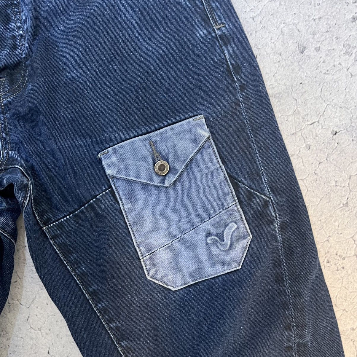Evisu × Japanese Brand Vintage VOl Jeans Evisu Style Distressed Denim Japan Y2K Size US 32 / EU 48 - 5 Thumbnail
